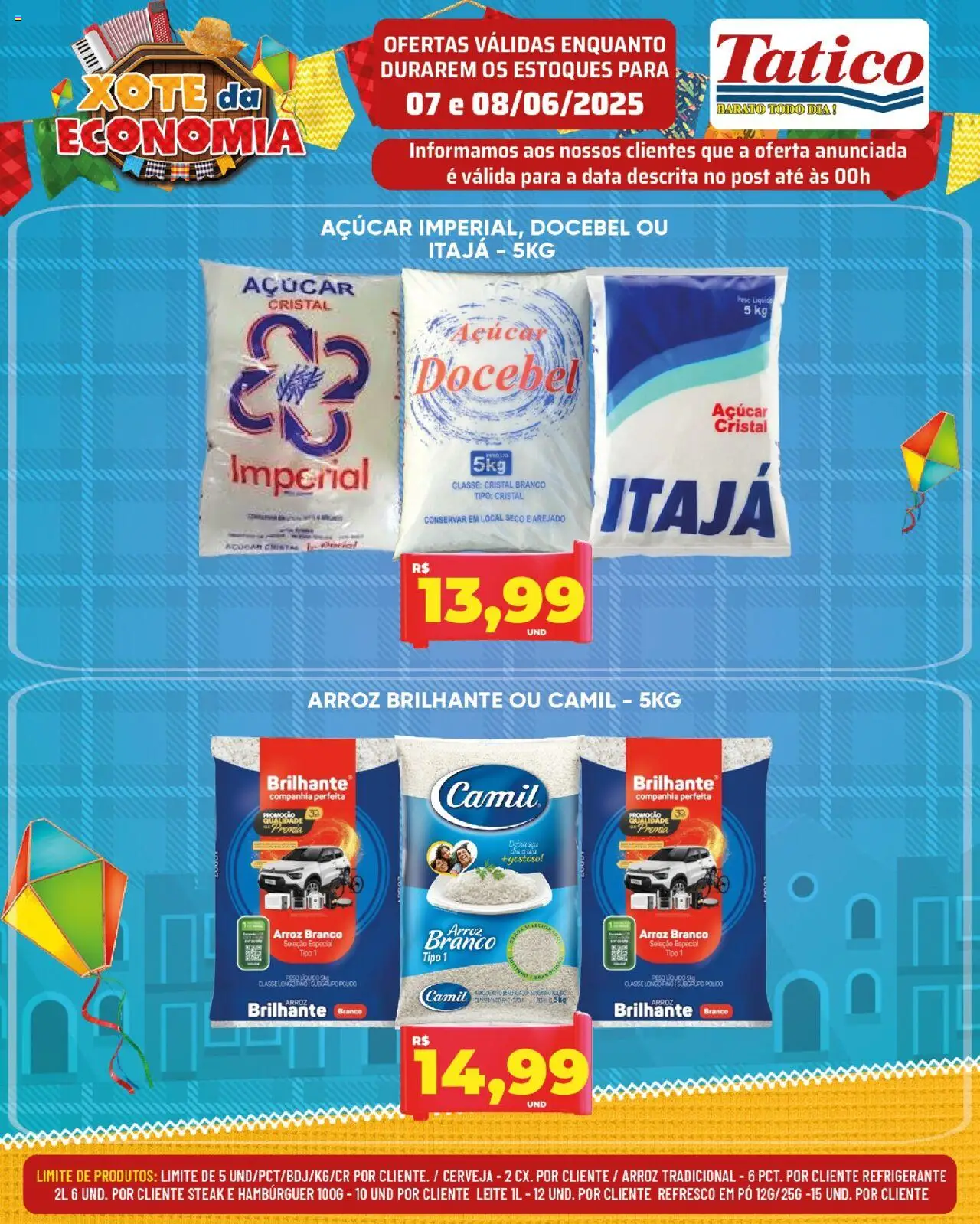 Tatico Folheto - válido de 09.06.2025 | Página: 20 | Produtos: Refresco, Leite, Arroz, Refrigerante