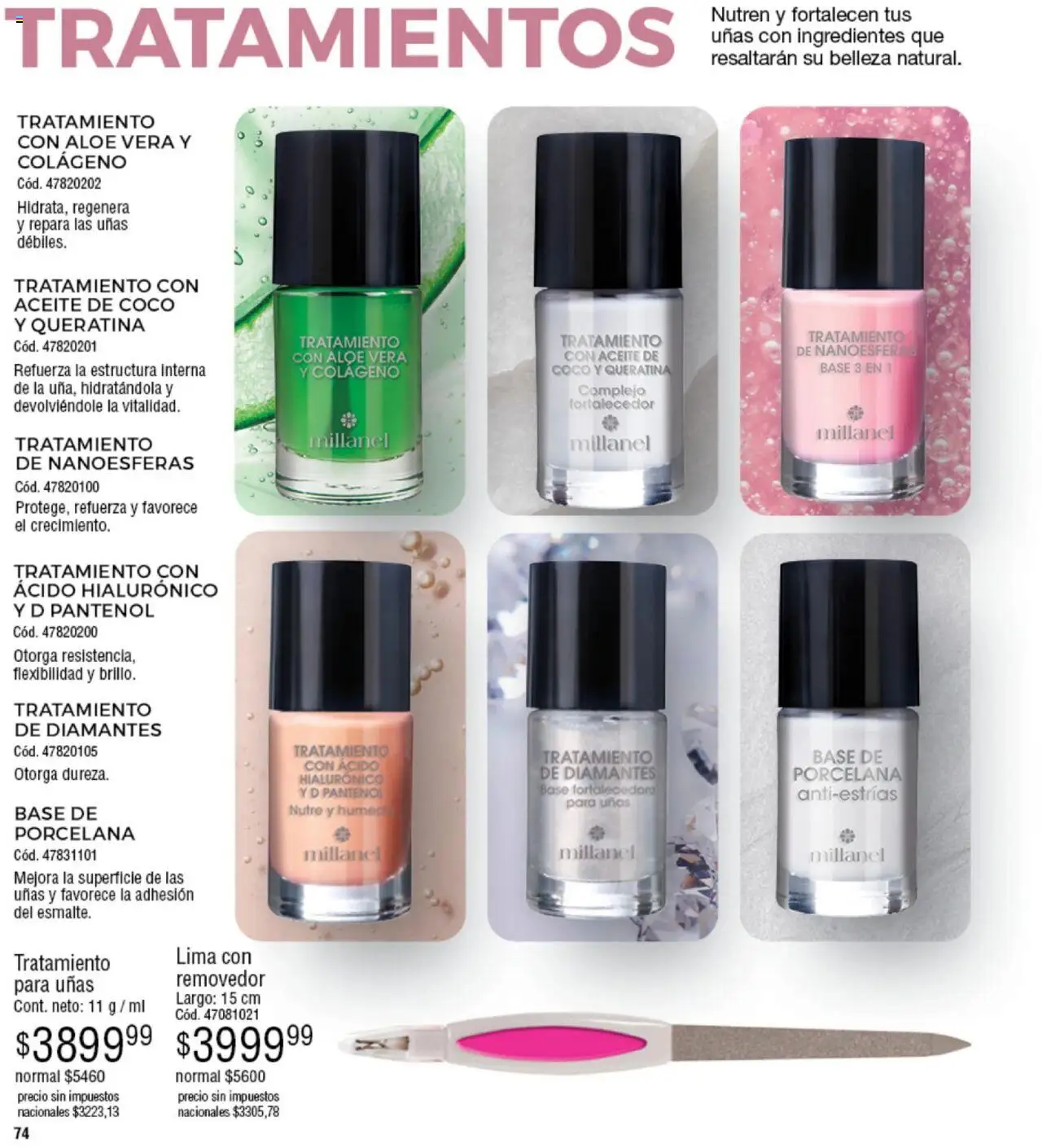 Millanel - Catálogo │ válido desde el 20.10.2025 | Página: 74 | Productos: Aceite, Lima