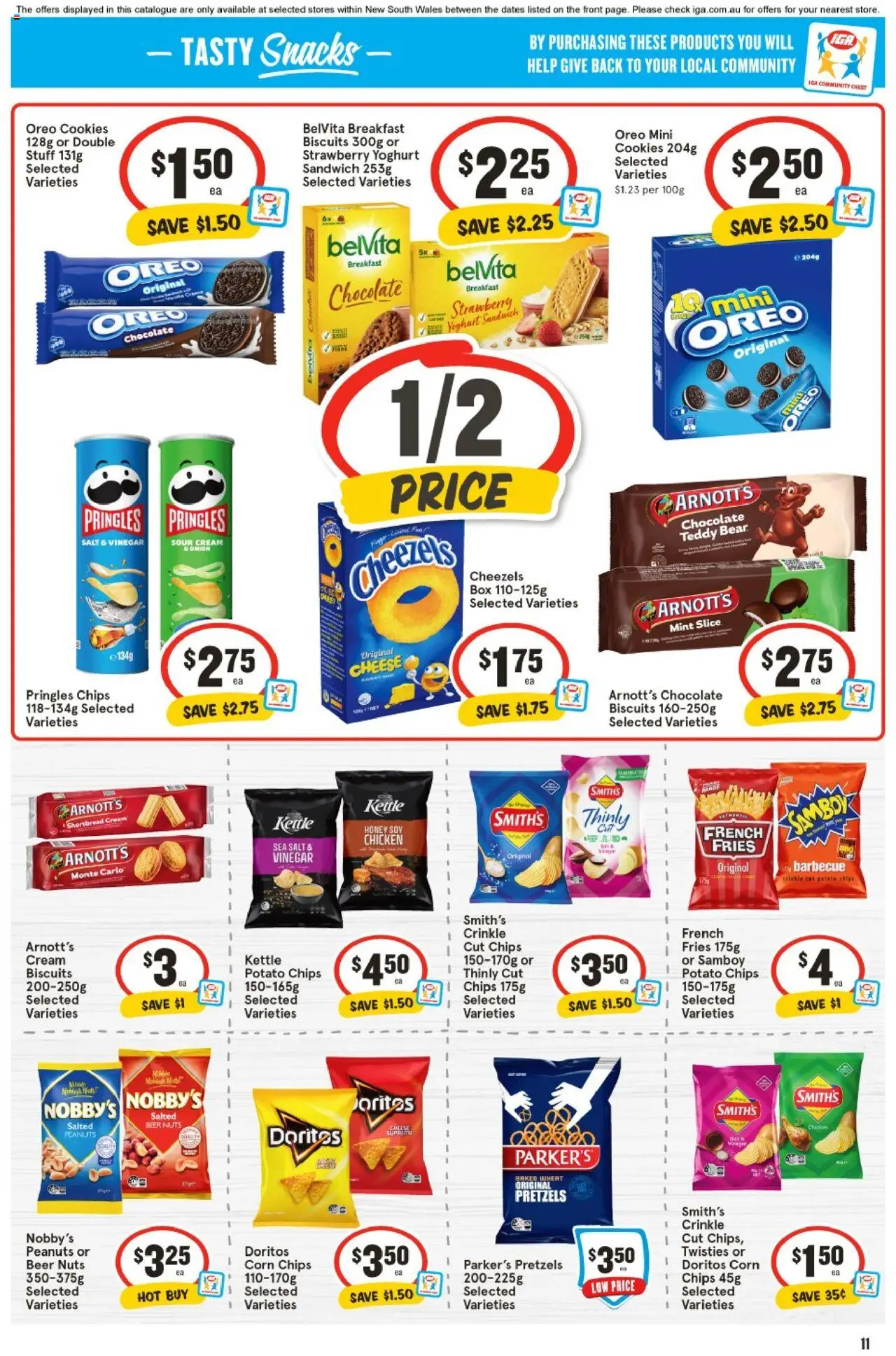 IGA catalogue - valid from 13.08.2025 | Page: 12 | Products: Box, Yoghurt, Nuts, Pretzels