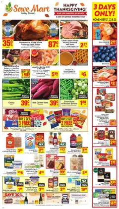 Preview of Save Mart weekly ads valid from 19.11.2025