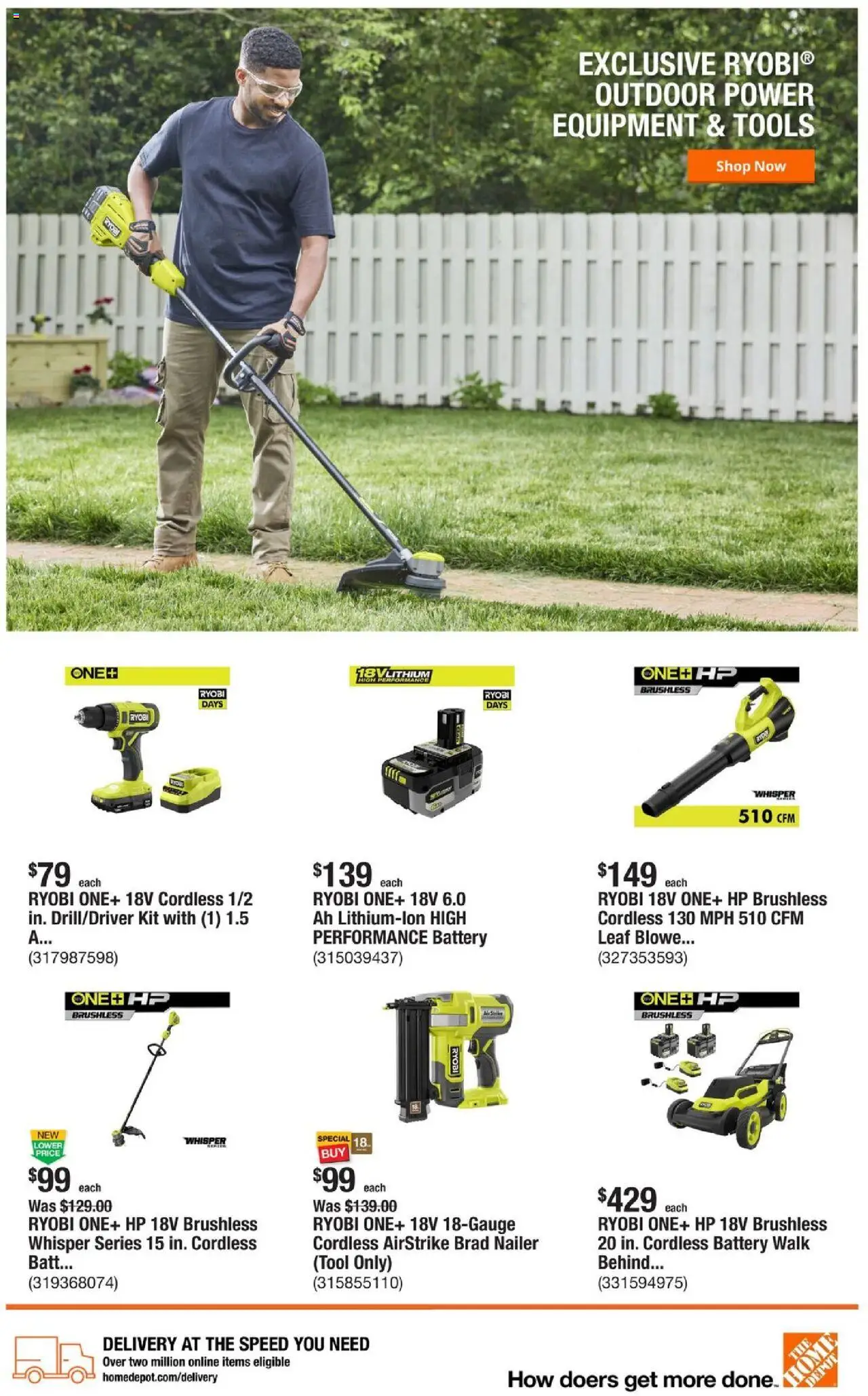 Home Depot Weekly Ad - valid from 31.07.2025 | Page: 10 | Products: Battery