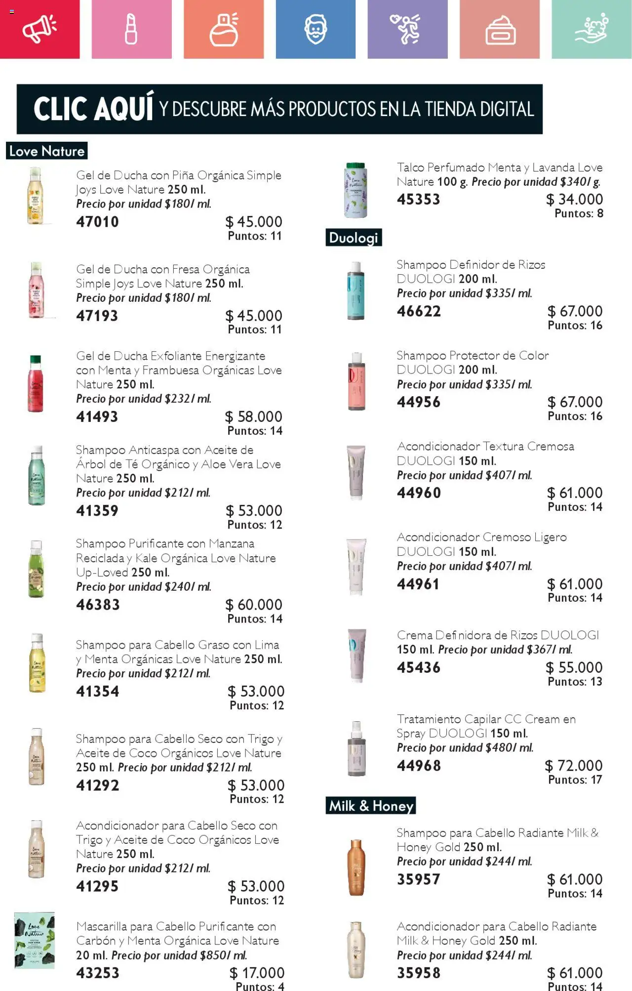 Oriflame revista - valida desde el 02.08.2025 | Página: 72 | Productos: Crema, Fresa, Shampoo, Gel de ducha