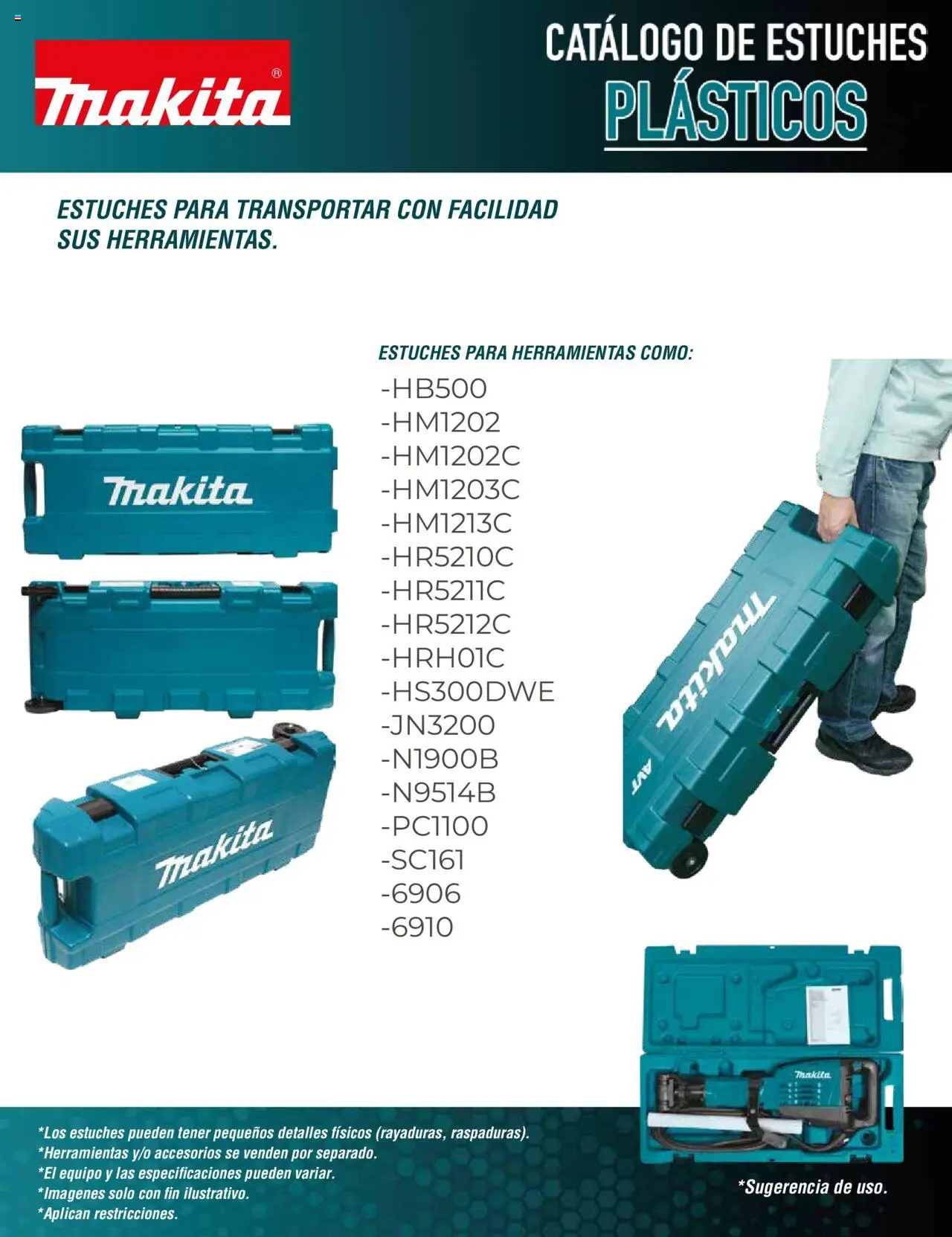 Nuevas ofertas de Makita válidas en toda la República Mexicana desde el 06.06.2022. ¡Encuentra las mejores ofertas en Makita - Catálogos De Estuches Plásticos! | Página: 5