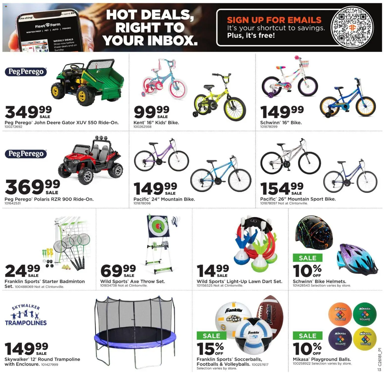Mills Fleet Farm Weekly Ad - valid from 27.04.2026 | Page: 18 | Products: Axe, Starter