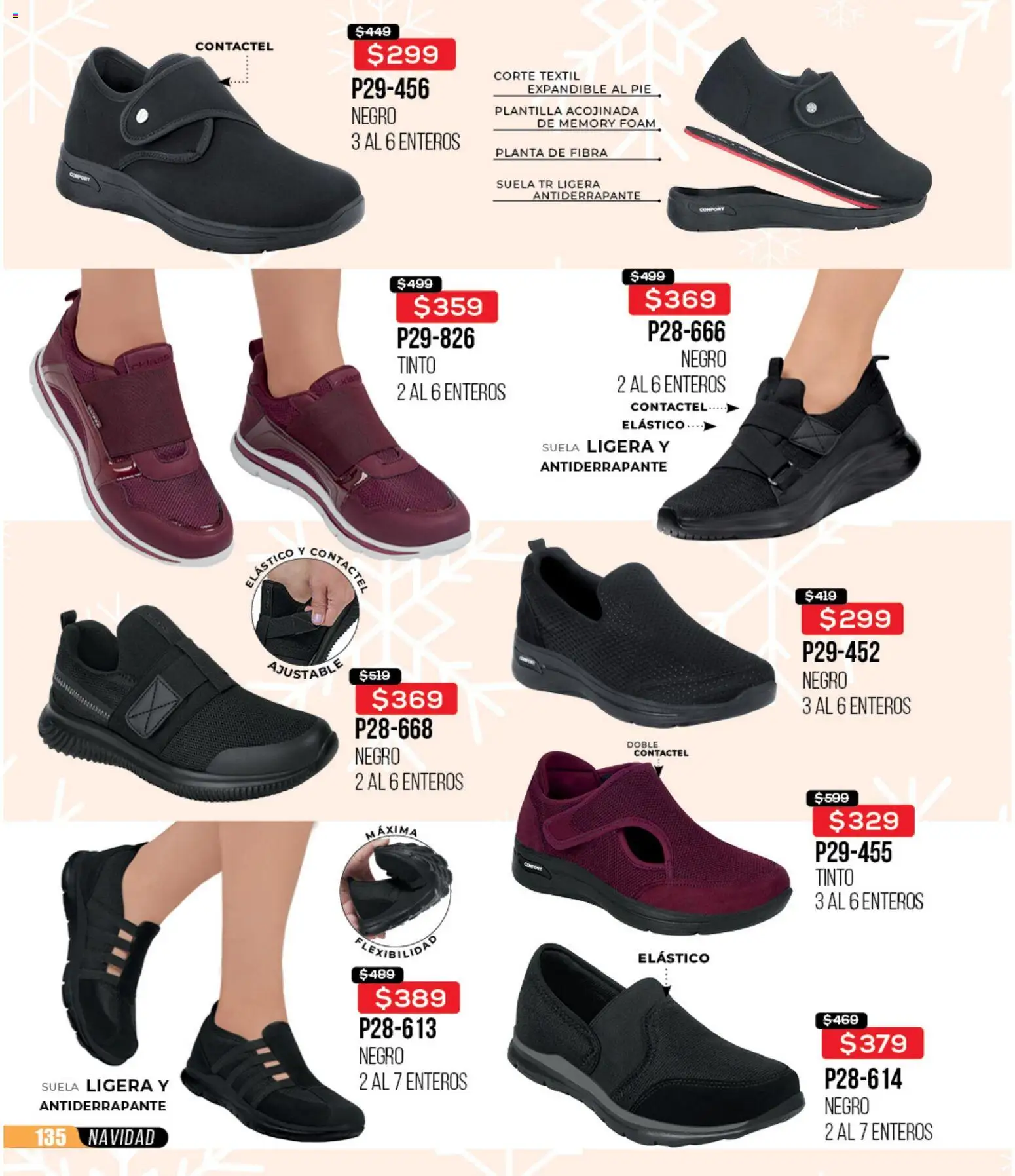 Nuevas ofertas de Cklass válidas en toda la República Mexicana desde el 30.11.2025. ¡Encuentra las mejores ofertas en Cklass catálogo Rebajas Navideñas Calzado! | Página: 136 | Productos: Planta