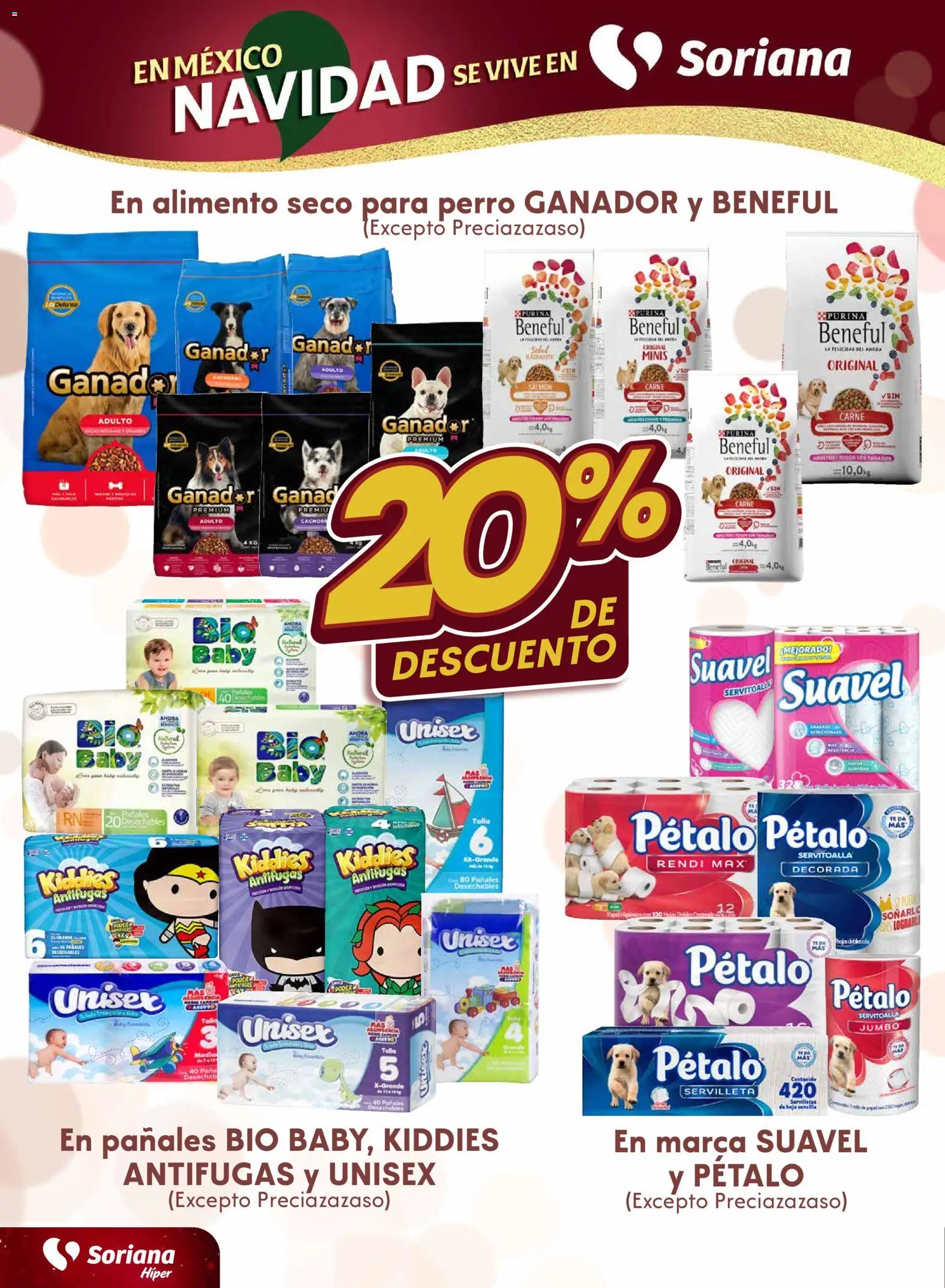 Nuevas ofertas de Soriana válidas en toda la República Mexicana desde el 20.11.2025. ¡Encuentra las mejores ofertas en Soriana - Fin de Semana Híper: Tamaulipas (excepto Cd. Victoria y Tampico)! | Página: 2