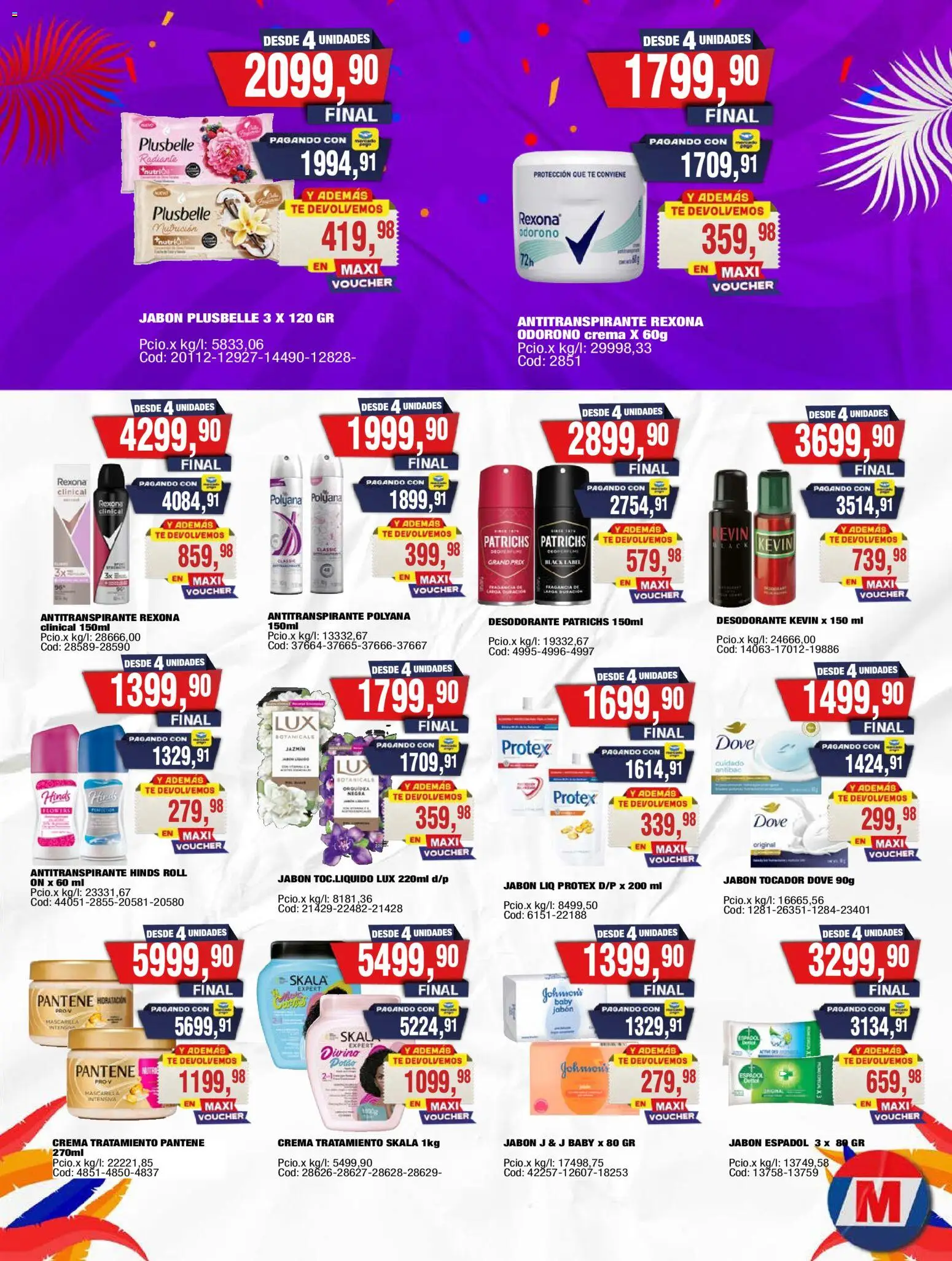 Maxiconsumo ofertas │ válido desde el 16.02.2026 | Página: 25 | Productos: Mascarilla, Jabón, Té, Radiante