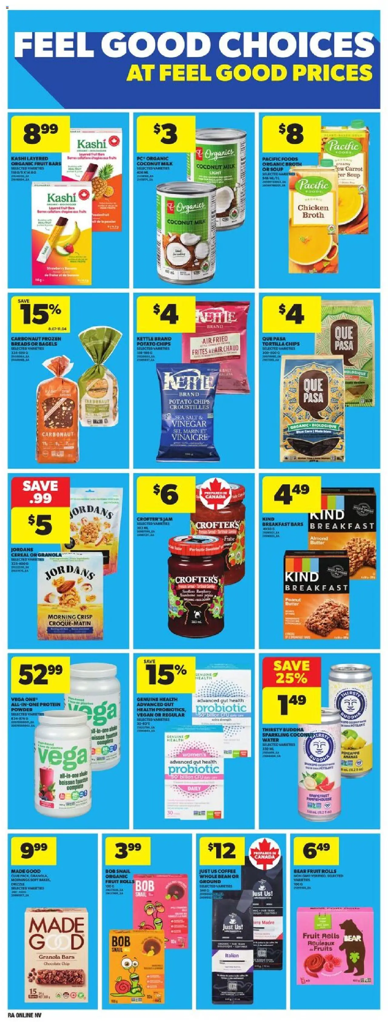 Atlantic Superstore flyer valid from 14.08.2025 | Page: 17 | Products: Chips, PC, Milk, Chicken