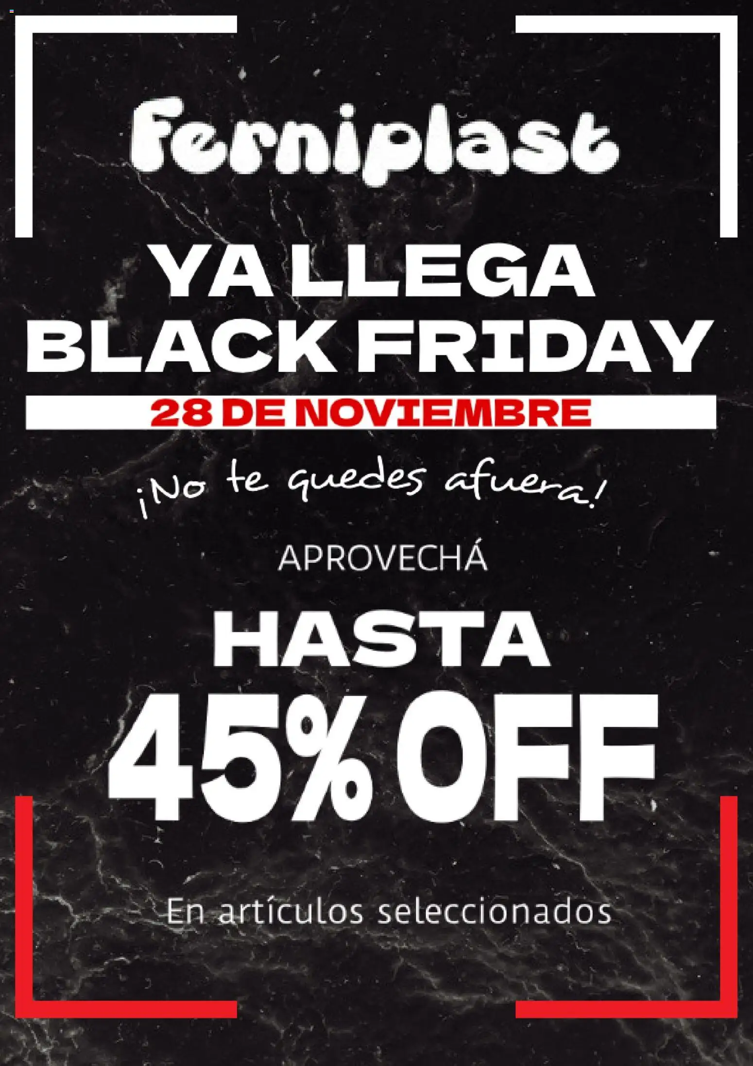 Ferniplast Black Friday │ válido desde el 28.11.2025 | Página: 1 | Productos: Té