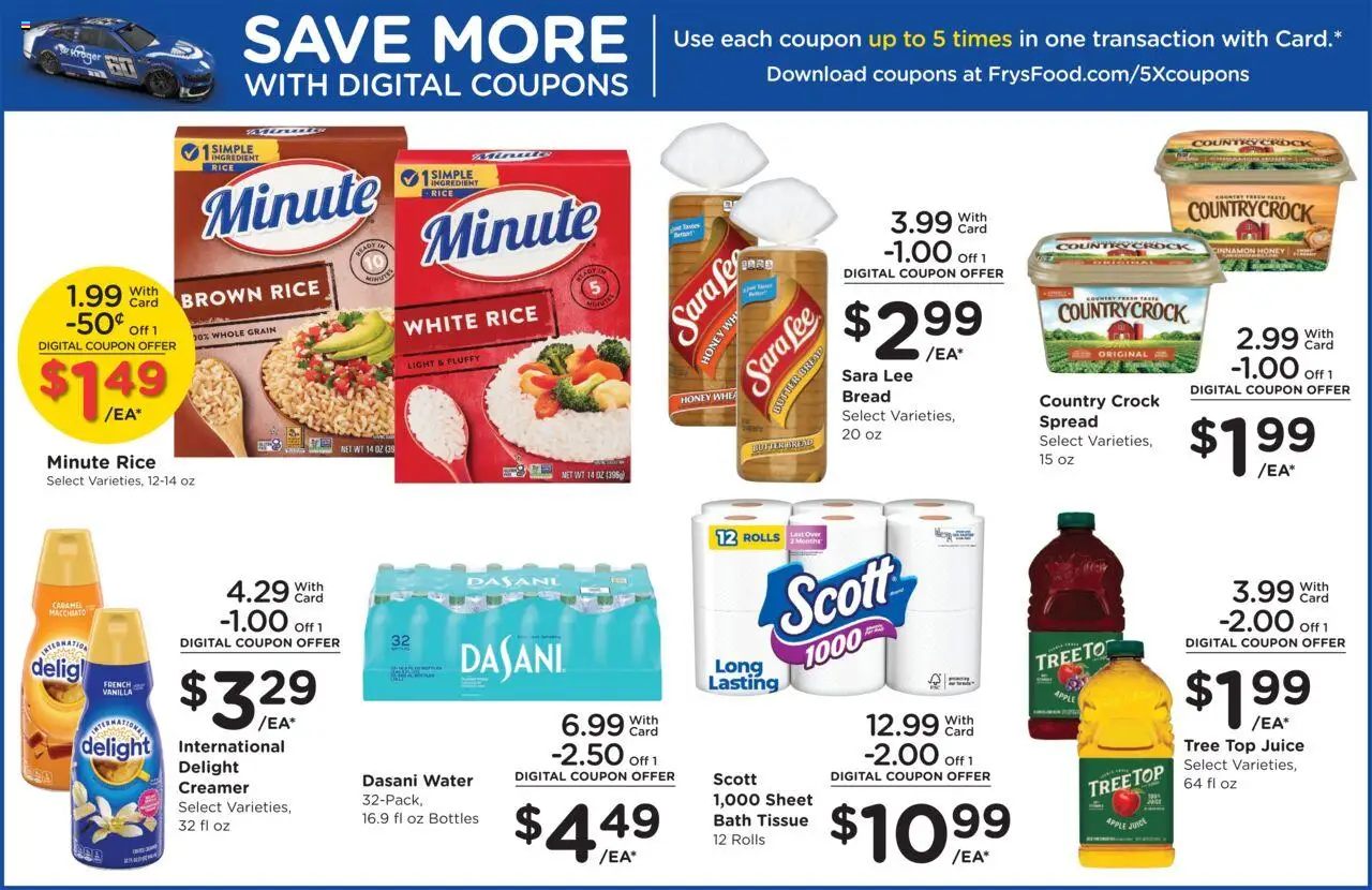 Fry's Food Weekly Ad - valid from 08.10.2025 | Page: 13 | Products: Bath, Butter, Juice, Water