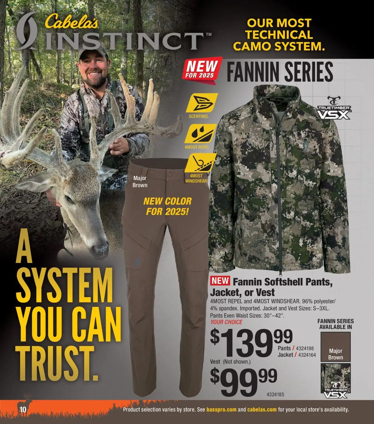 Cabela's Deer Hunting 25 - valid from 01.10.2025 | Page: 10 | Products: Vest, Jacket, Pants