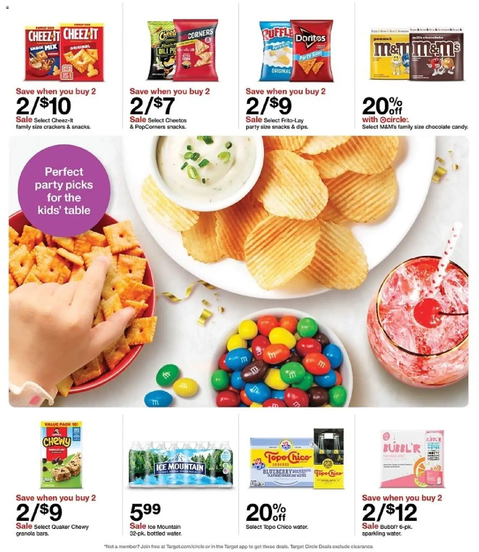 Target Weekly Ad - valid from 28.12.2025 | Page: 5 | Products: Table, Chocolate, Water, Shock