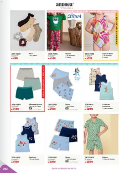 Vista previa de Andrea catálogo Outlet, nuevo folleto de la tienda, válido en México a partir del 02.11.2025 | Página: 252 | Productos: Algodón, Ropa, Ropa interior, Traje de baño