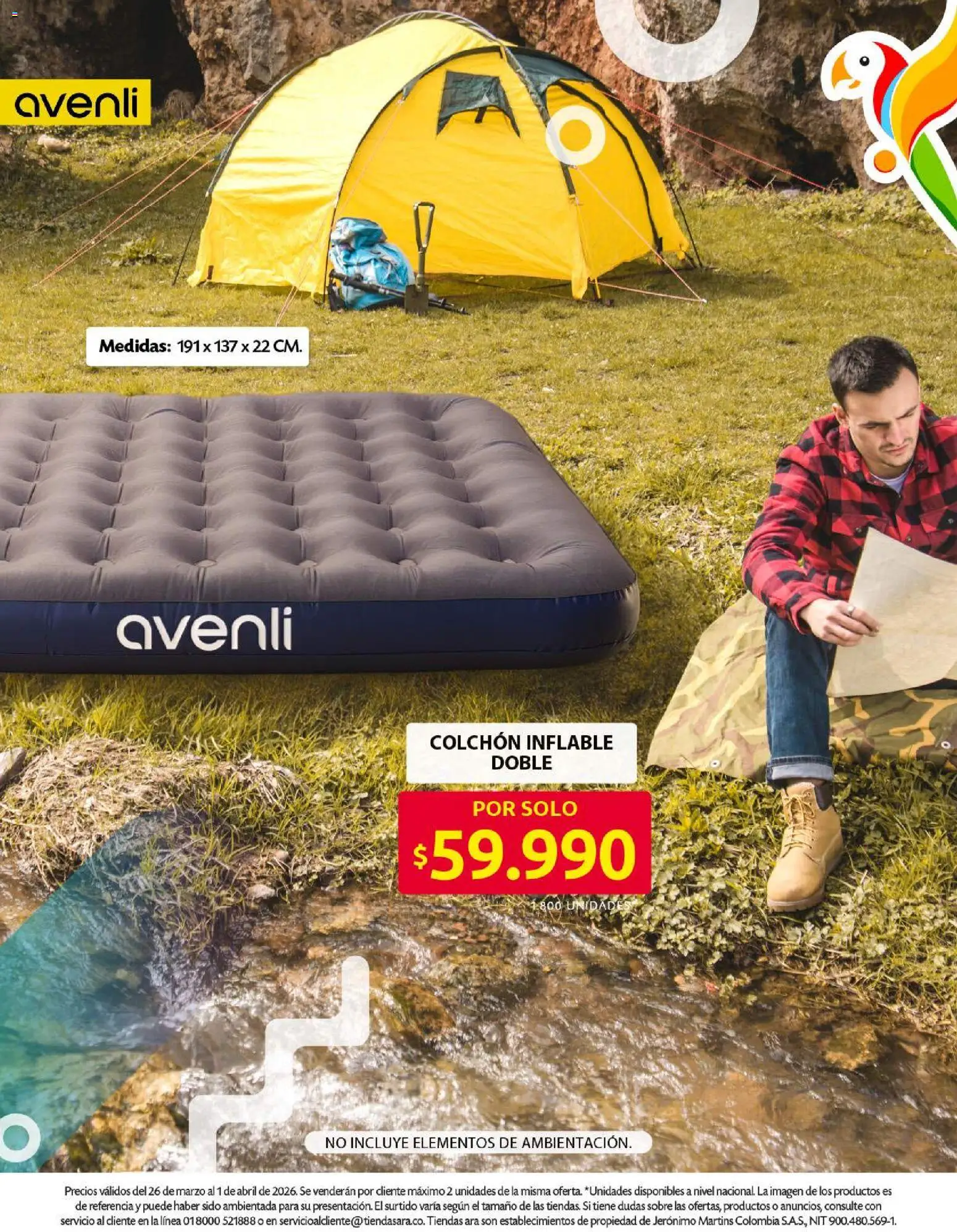 Ara revista - valida desde el 26.03.2026 | Página: 7 | Productos: Sobre, Colchón, Colchón inflable