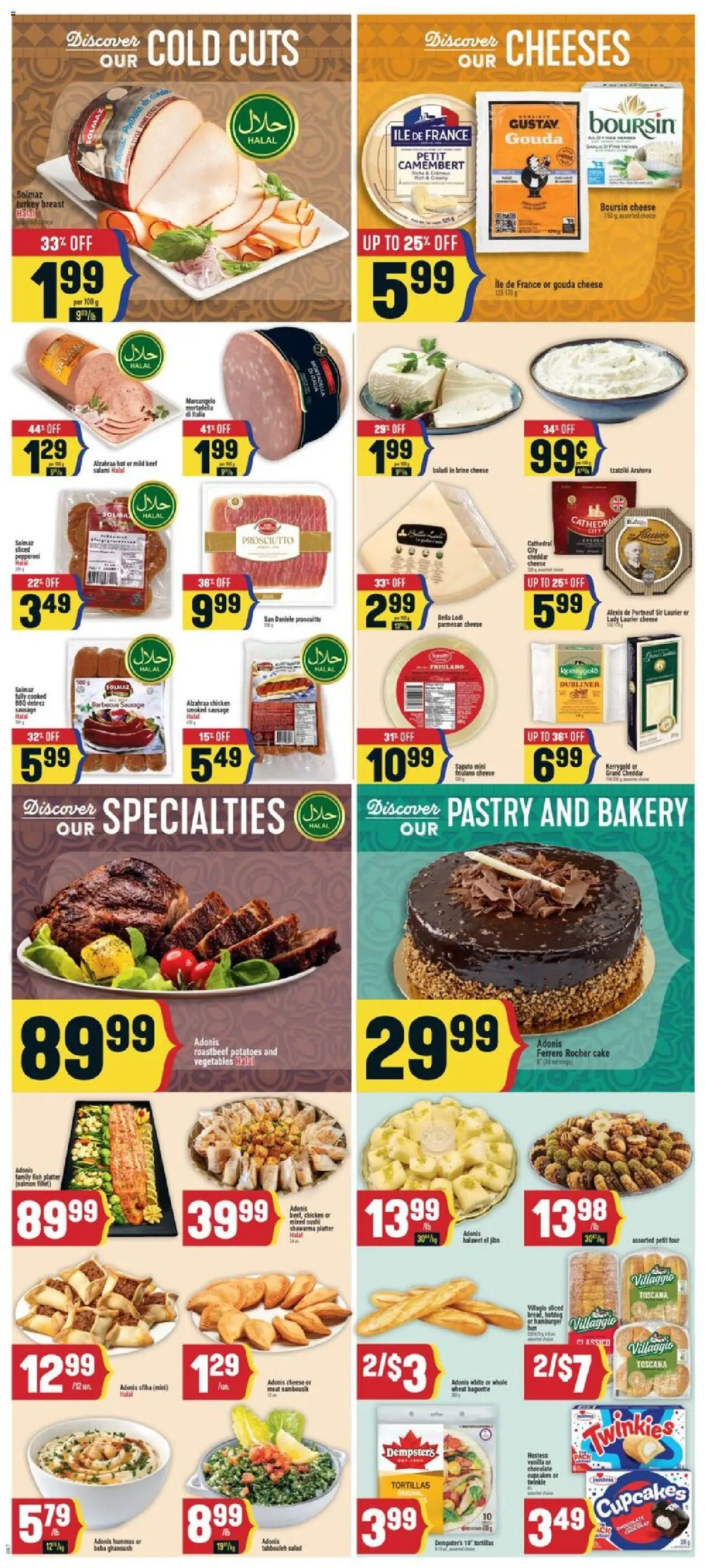 Adonis flyer valid from 09.10.2025 | Page: 6 | Products: Beef, Potatoes, Cheese, Salami