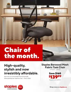 Preview of Staples - Business Flyer from shop Staples valid from 16.12.2025