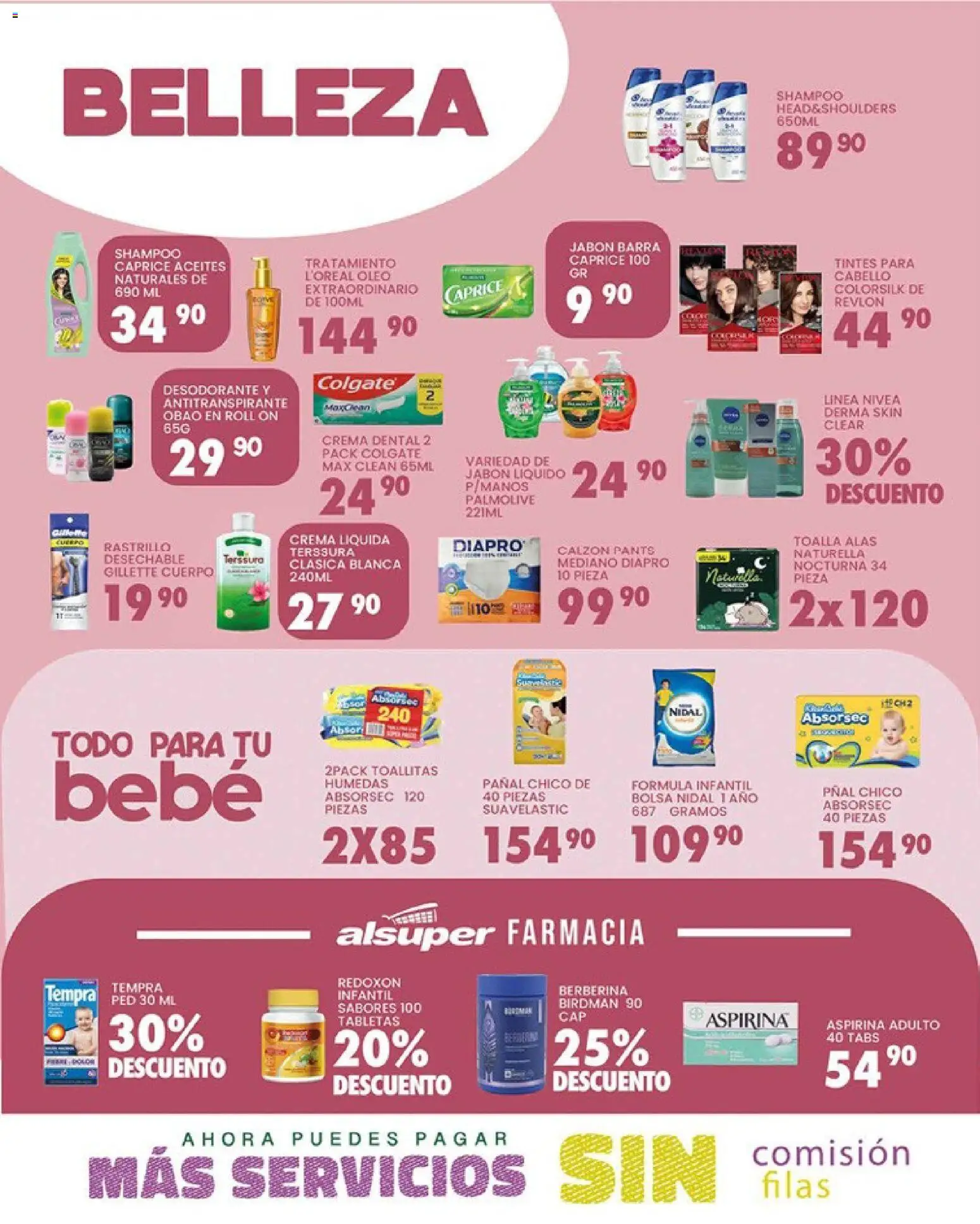 Nuevas ofertas de Alsuper válidas en toda la República Mexicana desde el 17.03.2026. ¡Encuentra las mejores ofertas en Alsuper folleto Torreon! | Página: 4 | Productos: Jabón líquido, Toallitas húmedas, Toalla, Pants