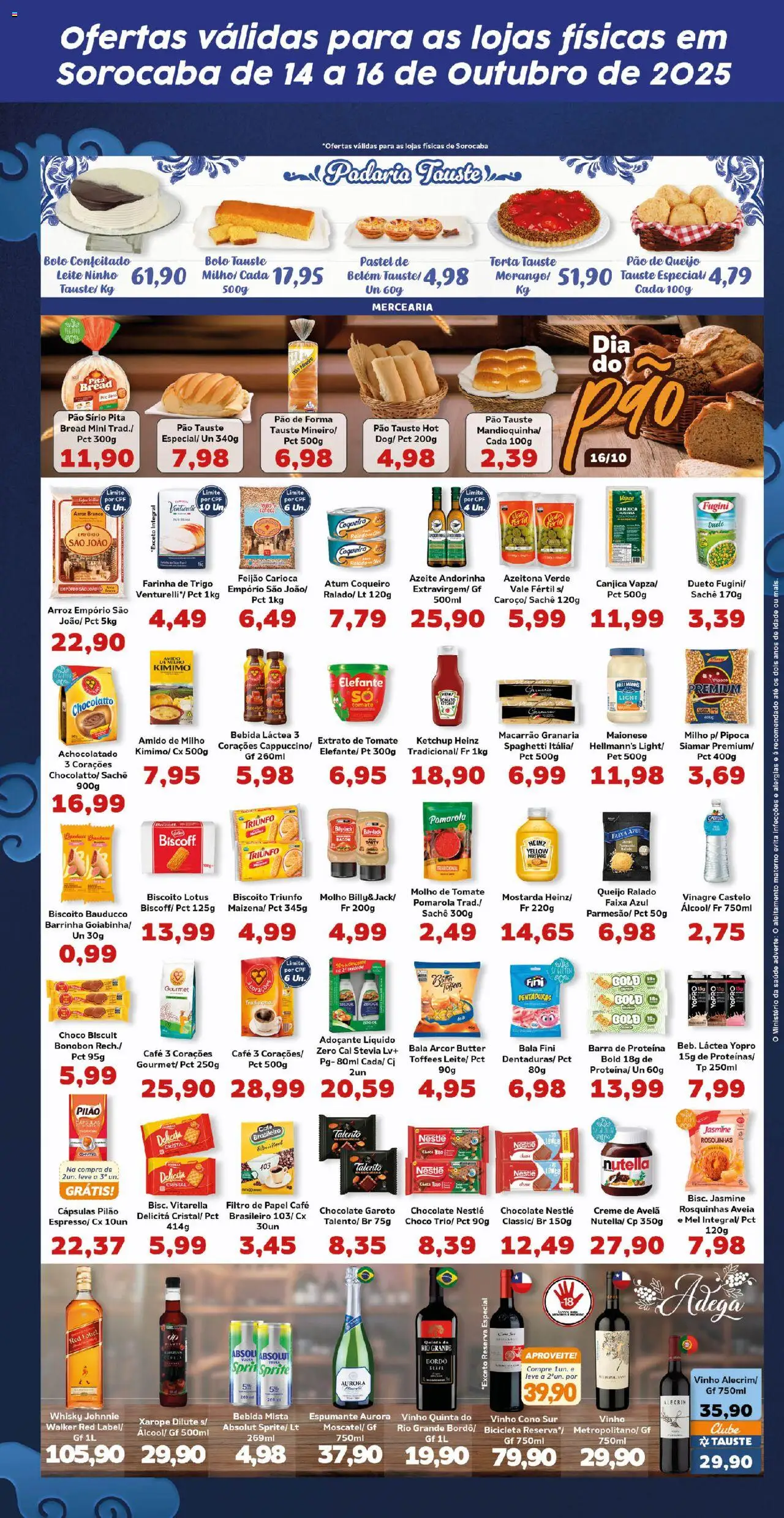 Tauste Folheto - válido de 14.10.2025 | Página: 3 | Produtos: Filtro de papel, Stevia, Arroz, Ketchup
