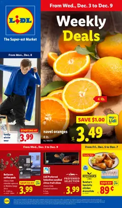 Preview of Lidl weekly ads valid from 03.12.2025