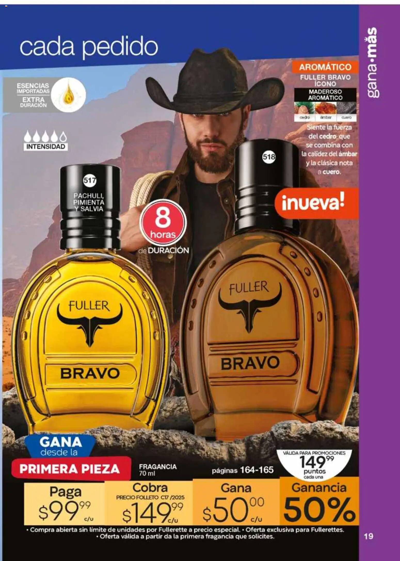 Nuevas ofertas de Fuller válidas en toda la República Mexicana desde el 26.11.2025. ¡Encuentra las mejores ofertas en Fuller Revista Gana Más C17! | Página: 19 | Productos: Pimienta, Esencias, Fragancia
