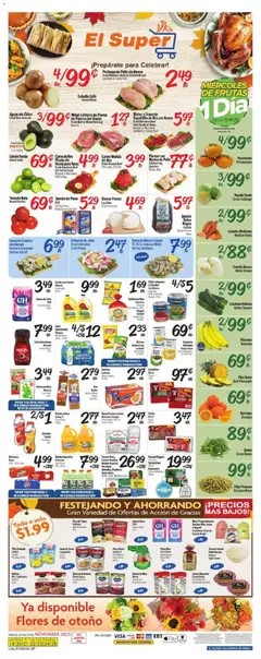 Preview of El Super weekly ads valid from 19.11.2025 | Page: 1