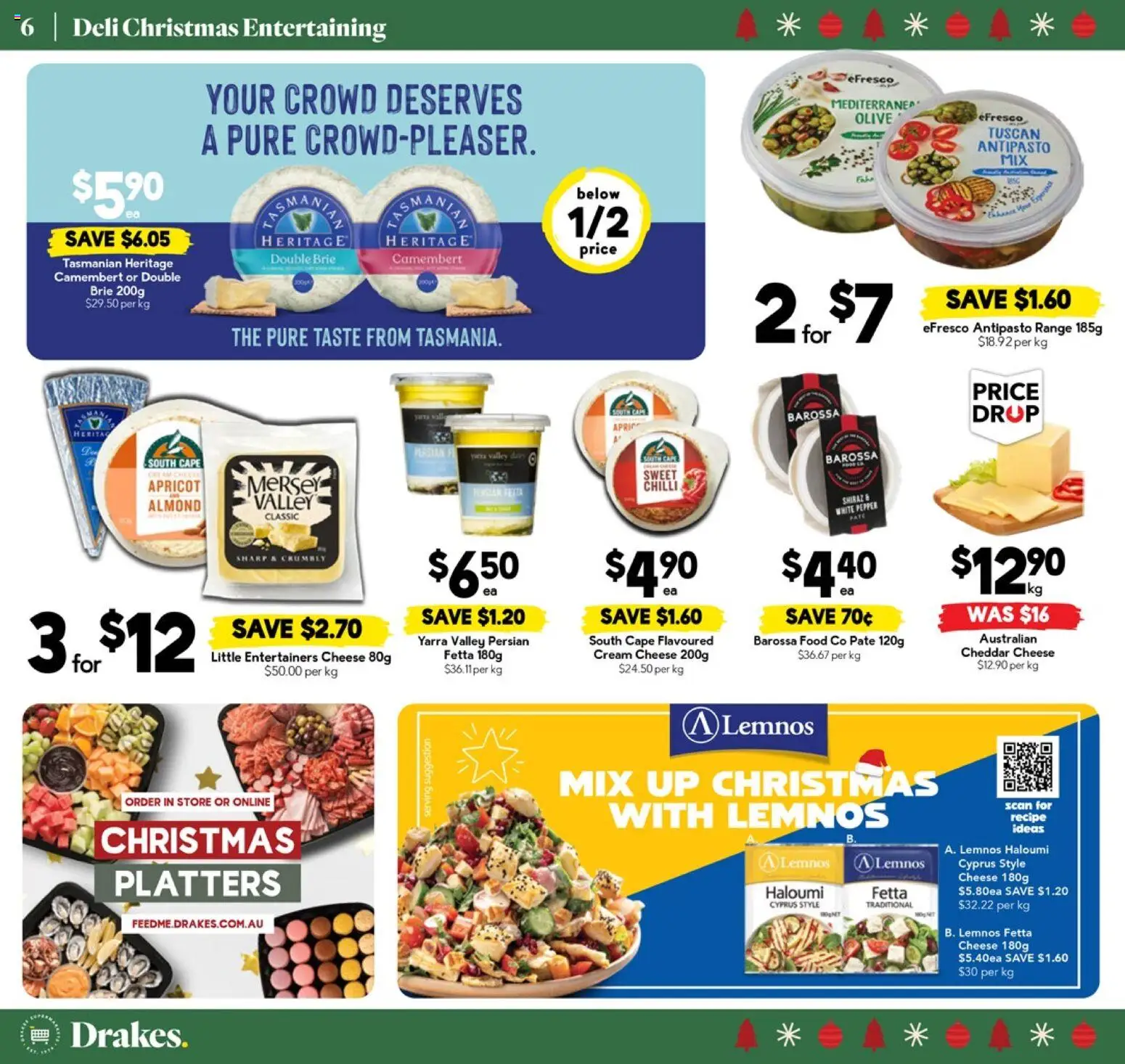 Drakes catalogue - valid from 26.11.2025 | Page: 6 | Products: Cheese, Cream, Pepper