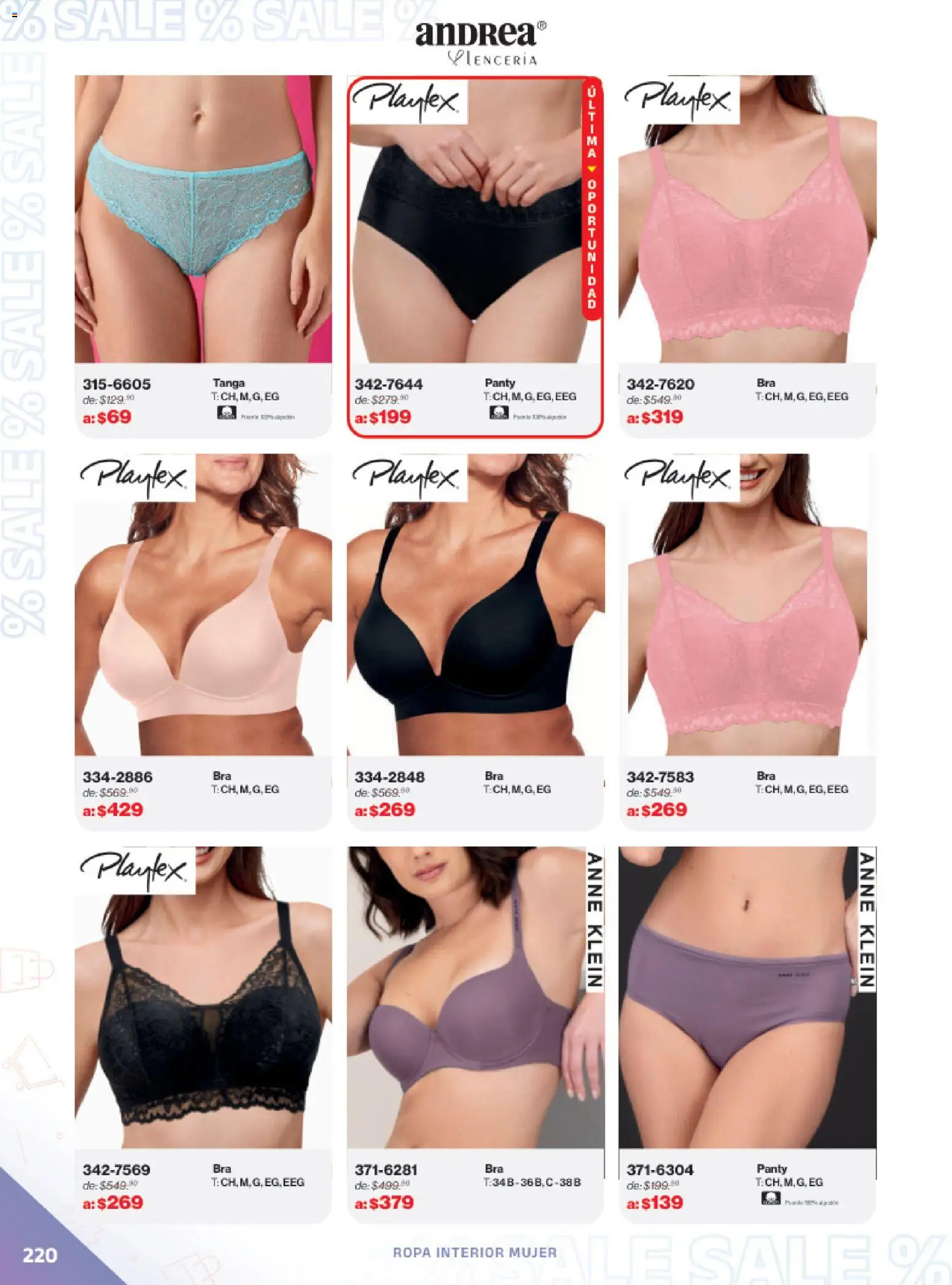 Nuevas ofertas de Andrea válidas en toda la República Mexicana desde el 21.12.2025. ¡Encuentra las mejores ofertas en Andrea catálogo Outlet! | Página: 220 | Productos: Ropa, Ropa interior