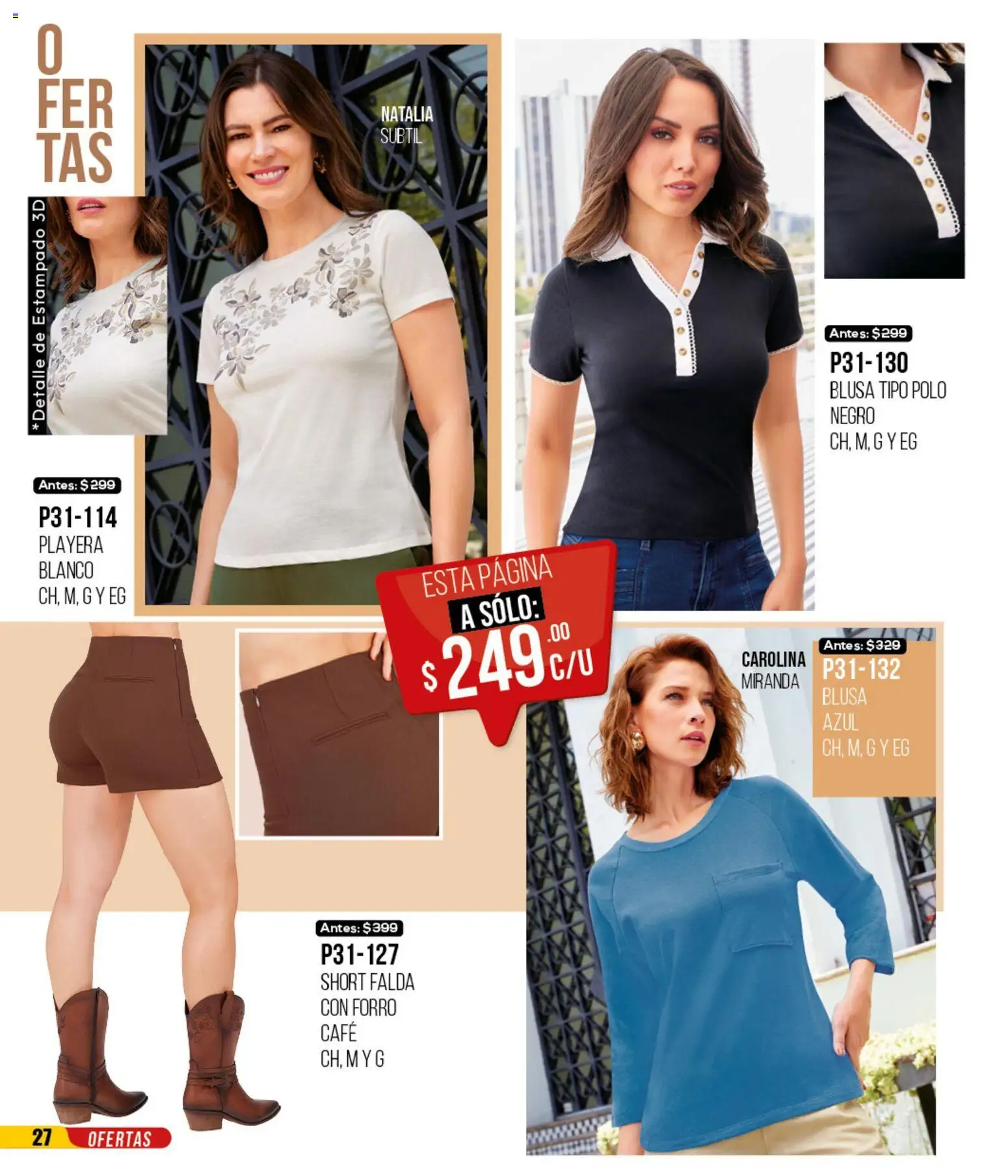 Nuevas ofertas de Cklass válidas en toda la República Mexicana desde el 12.01.2026. ¡Encuentra las mejores ofertas en Cklass catálogo Mega Ofertas Calzado! | Página: 337 | Productos: Café, Playera, Falda, Short