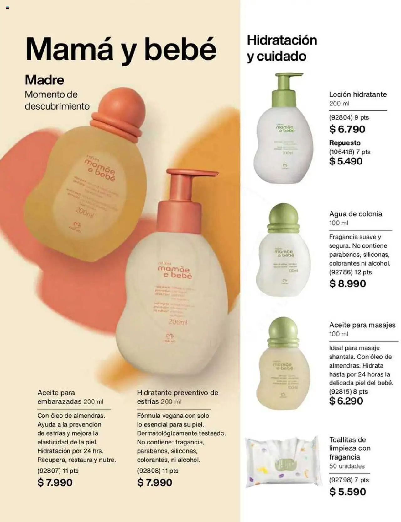 Natura catálogo │ válido desde el 22.07.2025 | Página: 141 | Productos: Loción, Agua, Fragancia, Aceite