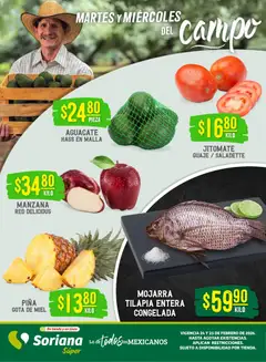 Vista previa de Soriana - Martes y Miércoles del Campo Súper: Nuevo León, Ciudad Victoria y Tampico, nuevo folleto de la tienda, válido en México a partir del 24.02.2026