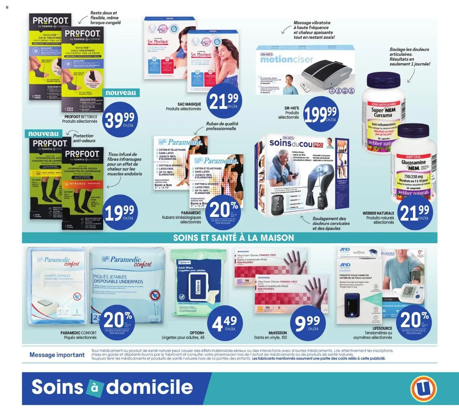 Uniprix flyer valid from 15.01.2026 | Page: 4 | Products: Gloves, Socks