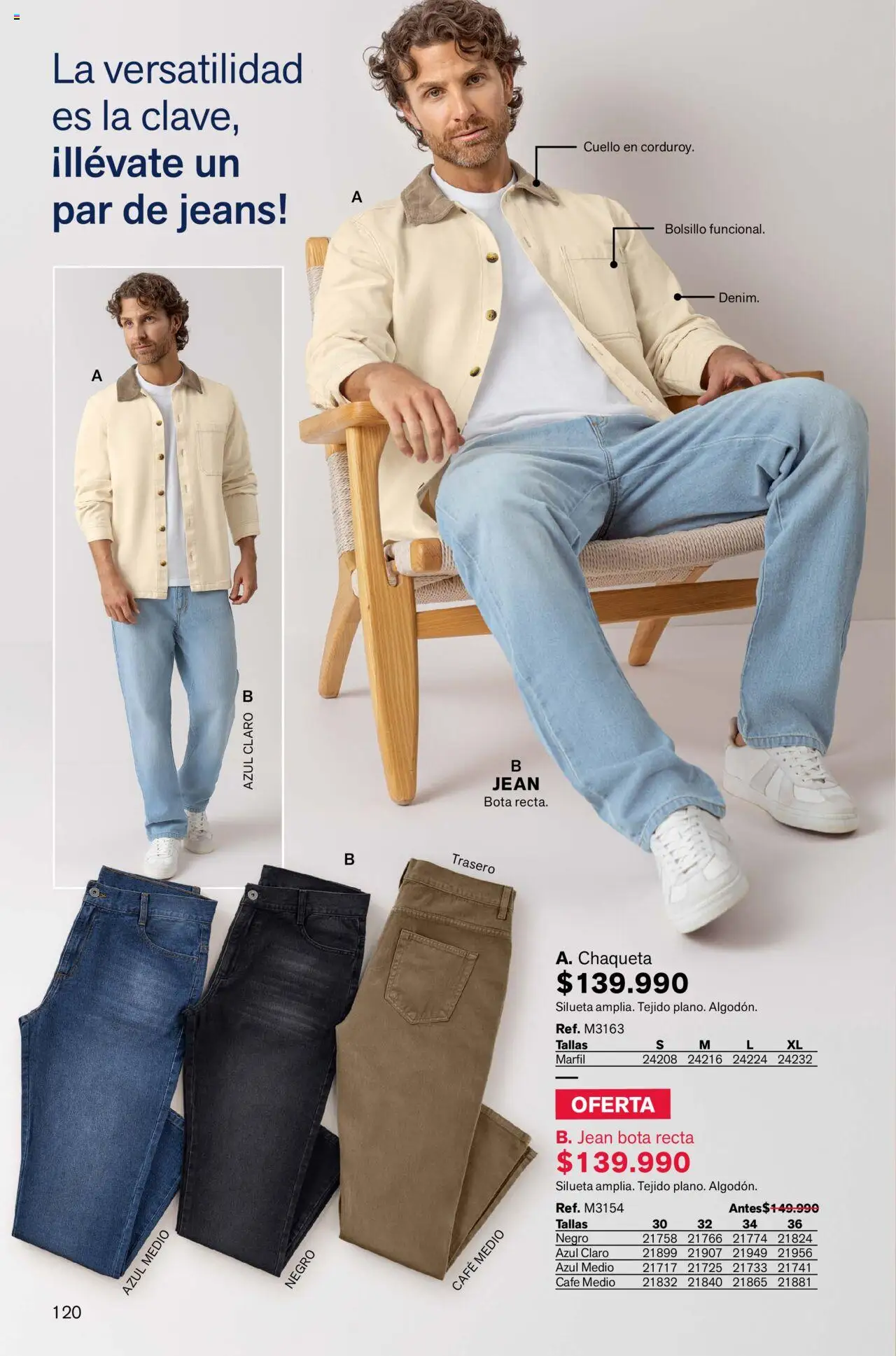 Leonisa revista - valida desde el 04.08.2025 | Página: 120 | Productos: Jean, Cuello, Chaqueta, Café