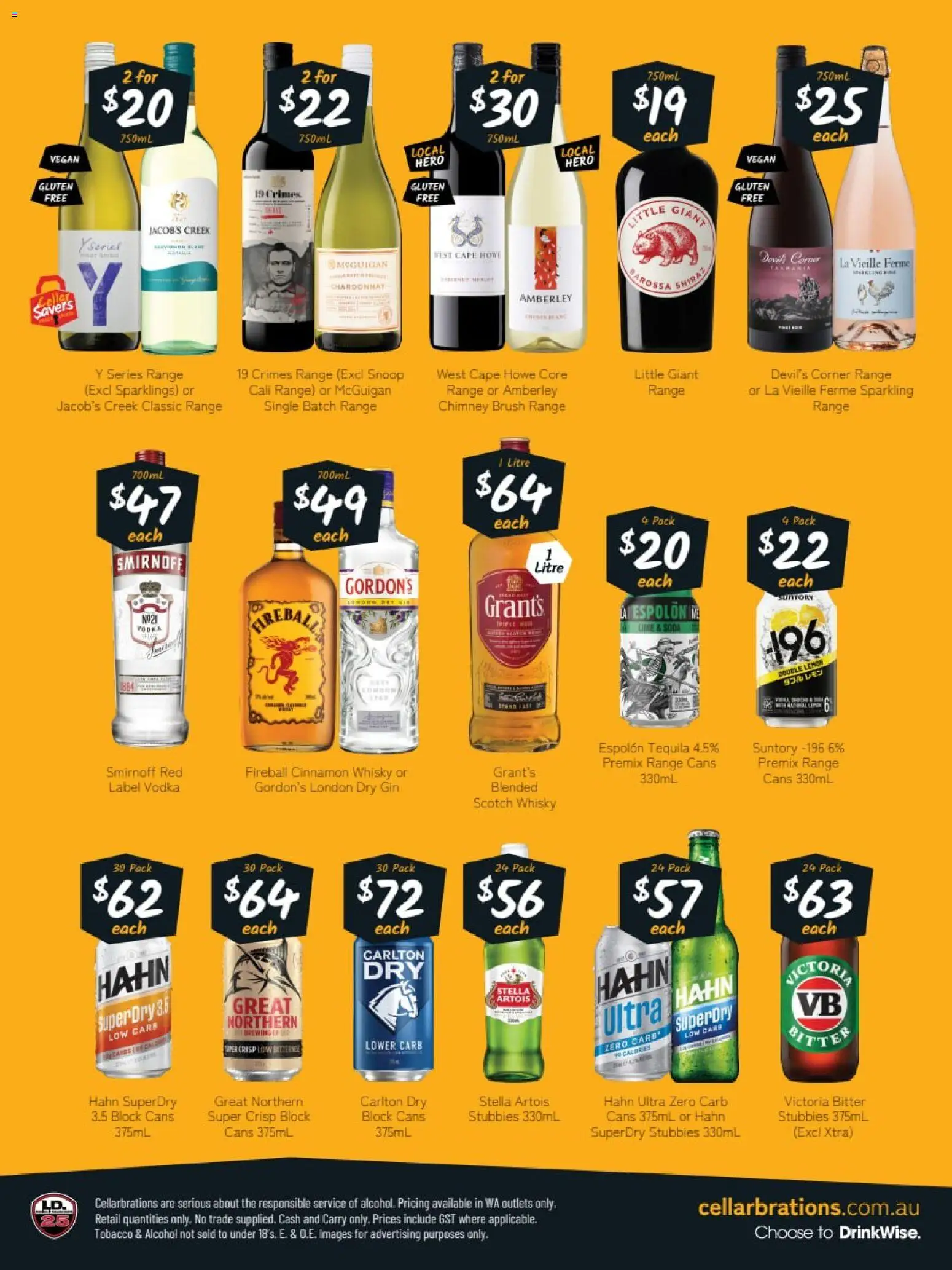 Cellarbrations catalogue - valid from 26.01.2026 | Page: 2 | Products: Brush, Vodka, Lemon, Lime