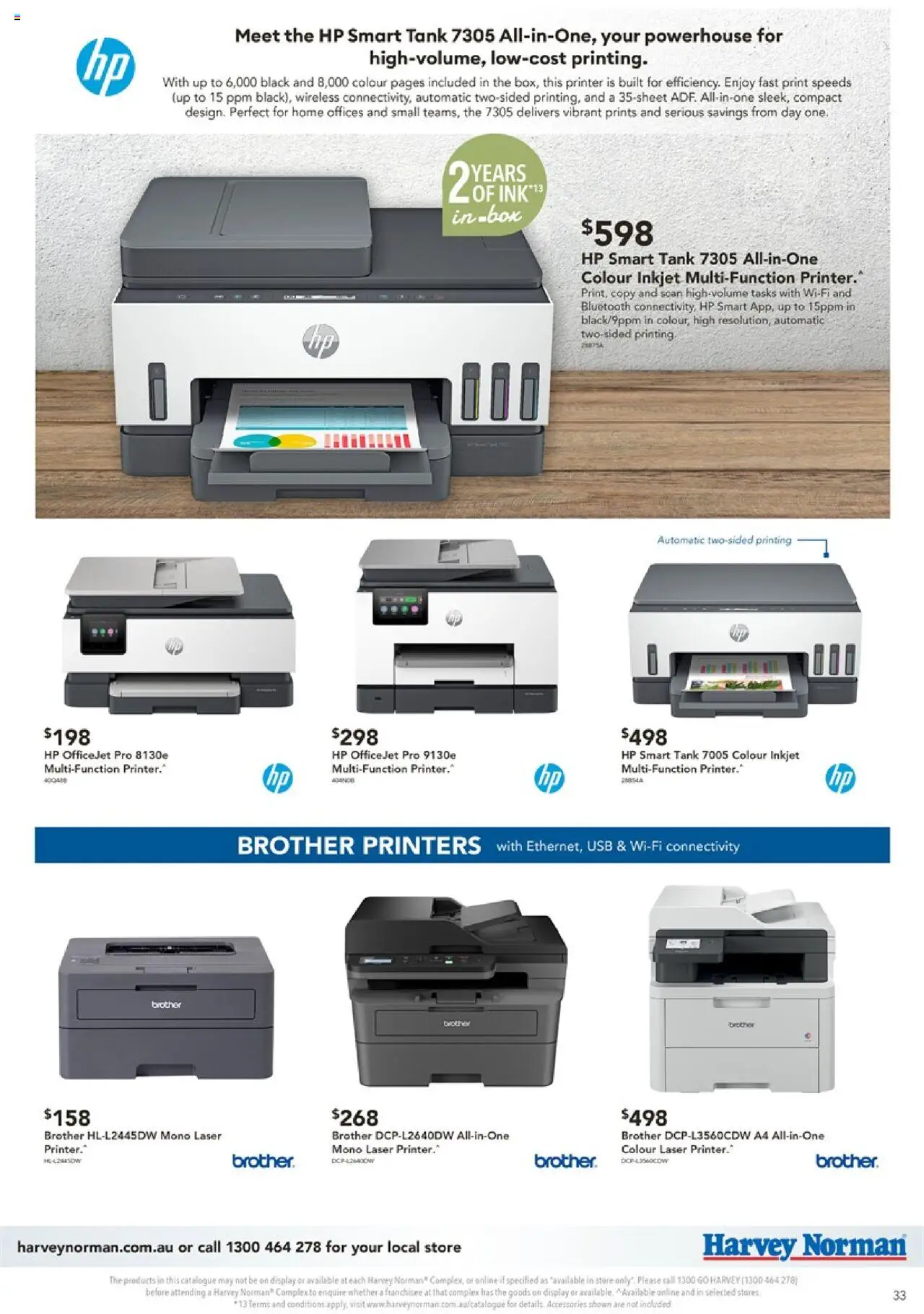 Harvey Norman catalogue - valid from 14.08.2025 | Page: 33 | Products: Accessories, Printer, Usb