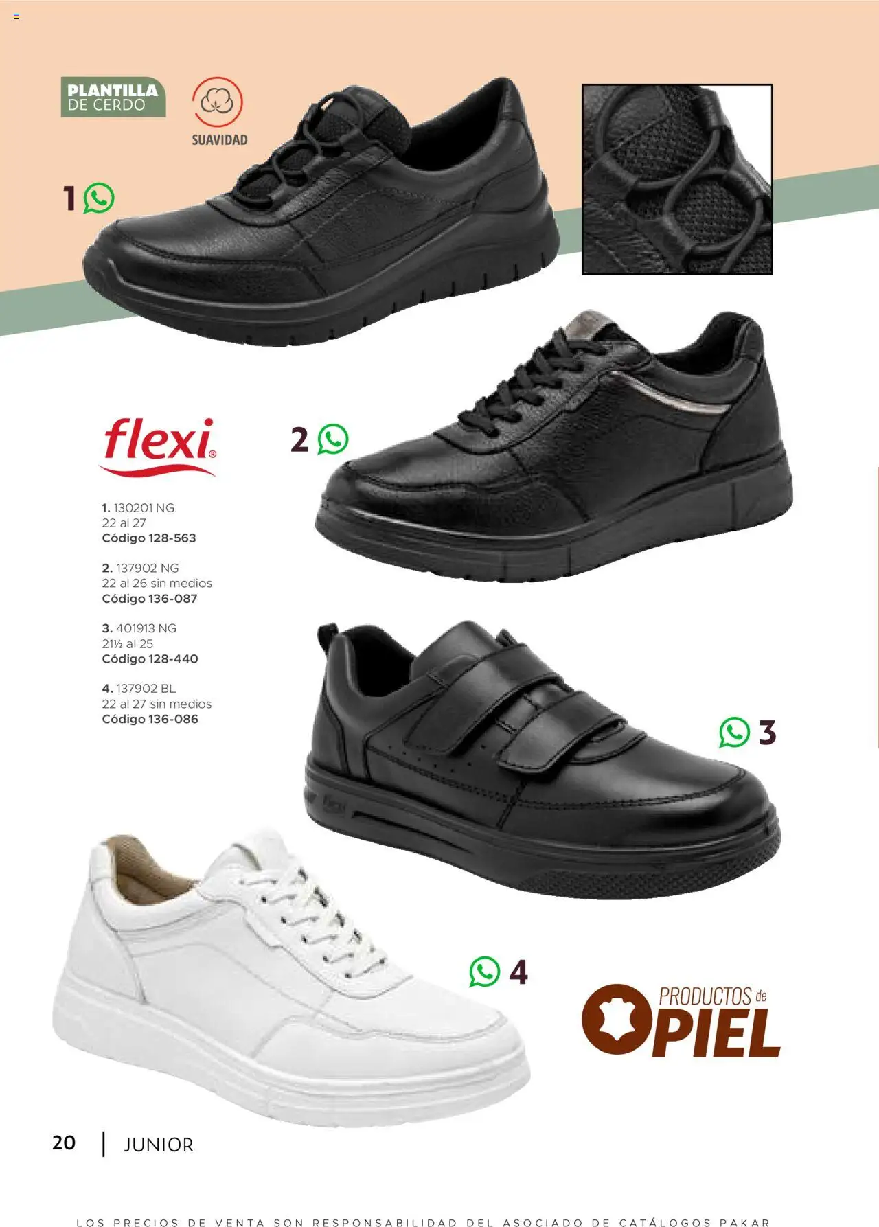 Nuevas ofertas de SC Pakar válidas en toda la República Mexicana desde el 24.07.2025. ¡Encuentra las mejores ofertas en SC Pakar - Catálogo Junior otoño / invierno! | Página: 20 | Productos: Cerdo