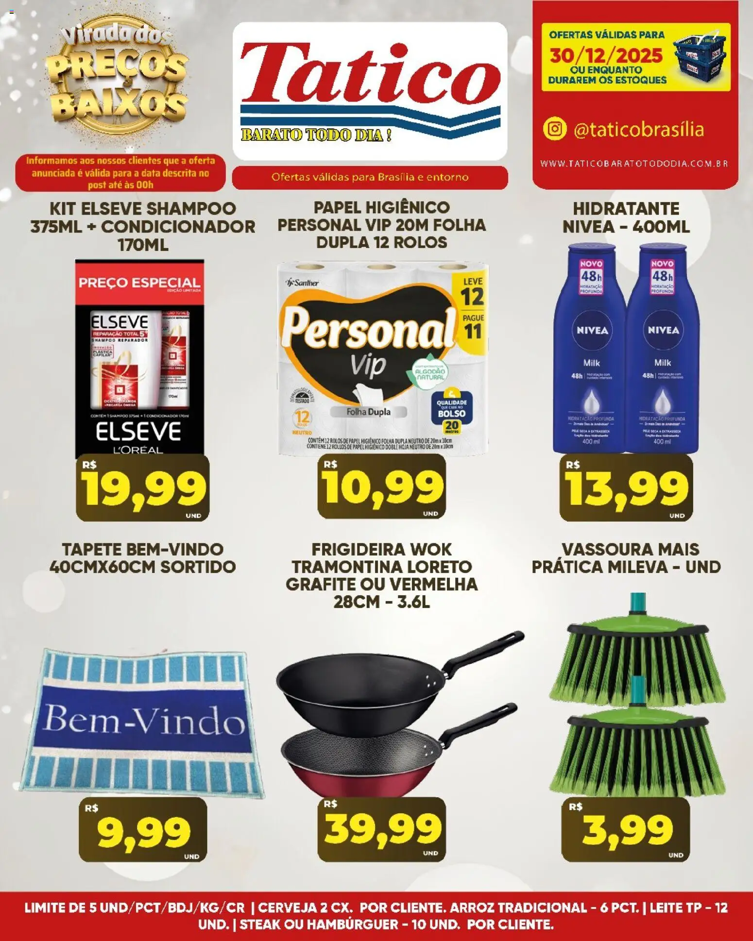 Tatico Folheto - válido de 31.12.2025 | Página: 37 | Produtos: Tapete, Cerveja, Arroz, Hambúrguer