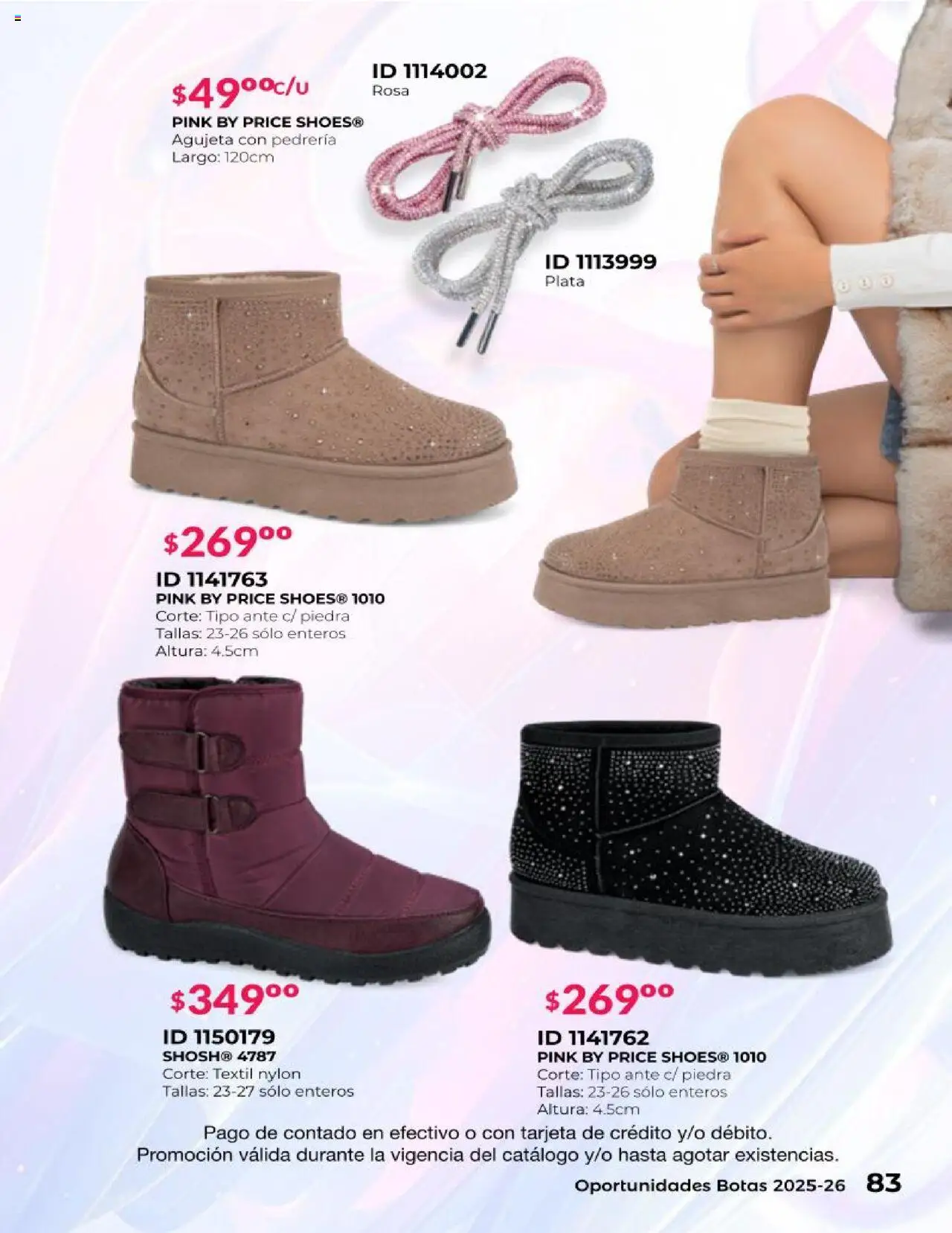 Nuevas ofertas de Price Shoes válidas en toda la República Mexicana desde el 25.06.2025. ¡Encuentra las mejores ofertas en Price Shoes catálogo Oportunidades Botas! | Página: 83 | Productos: Botas