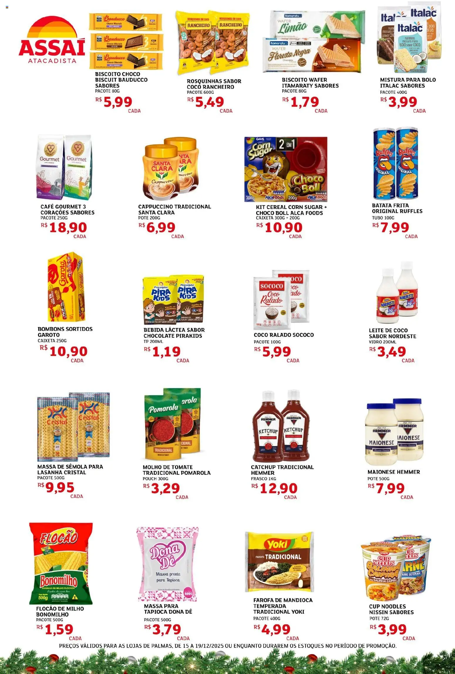 Assaí Atacadista Folheto - válido de 15.12.2025 | Página: 2 | Produtos: Lasanha, Bebida, Rosquinha, Leite de coco
