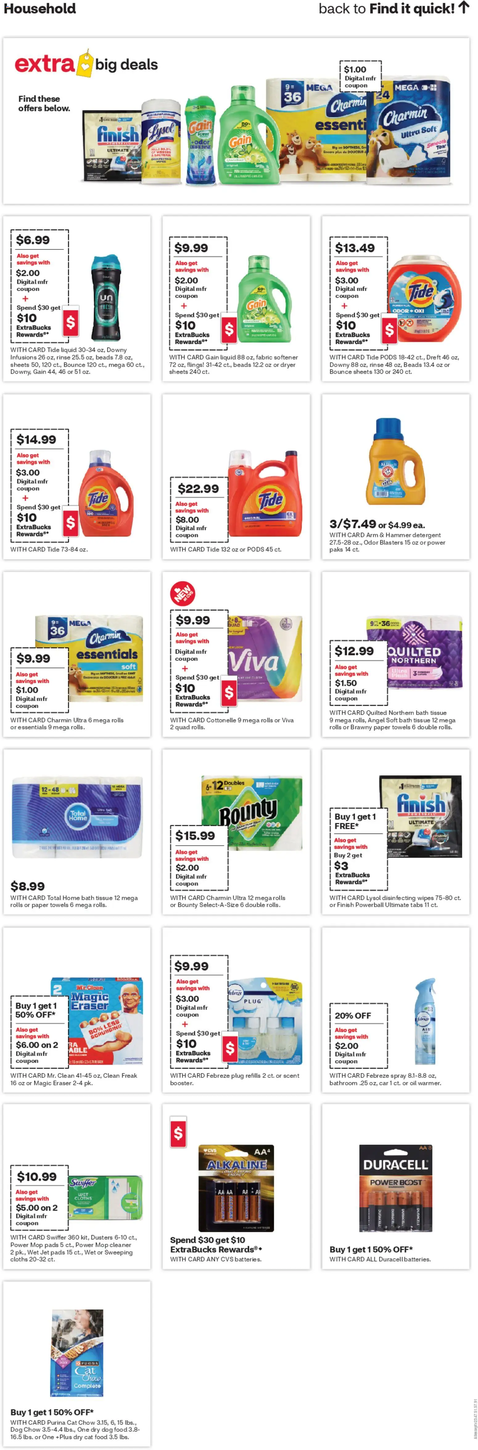 CVS Pharmacy Weekly Ad - OH - valid from 12.04.2026 | Page: 17 | Products: Bath, Dog Food, Fabric softener, Pads