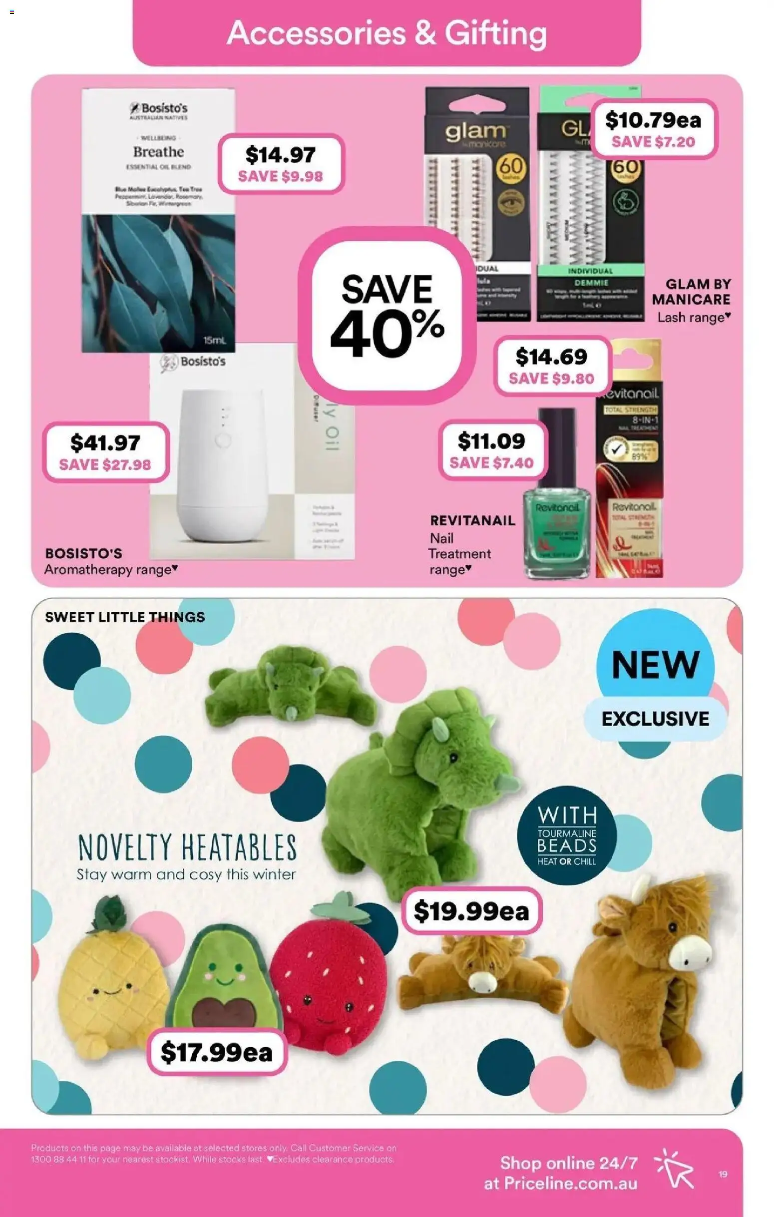 Priceline Pharmacy catalogue - valid from 08.04.2026 | Page: 19 | Products: Oil, Tea, Novelty, Accessories