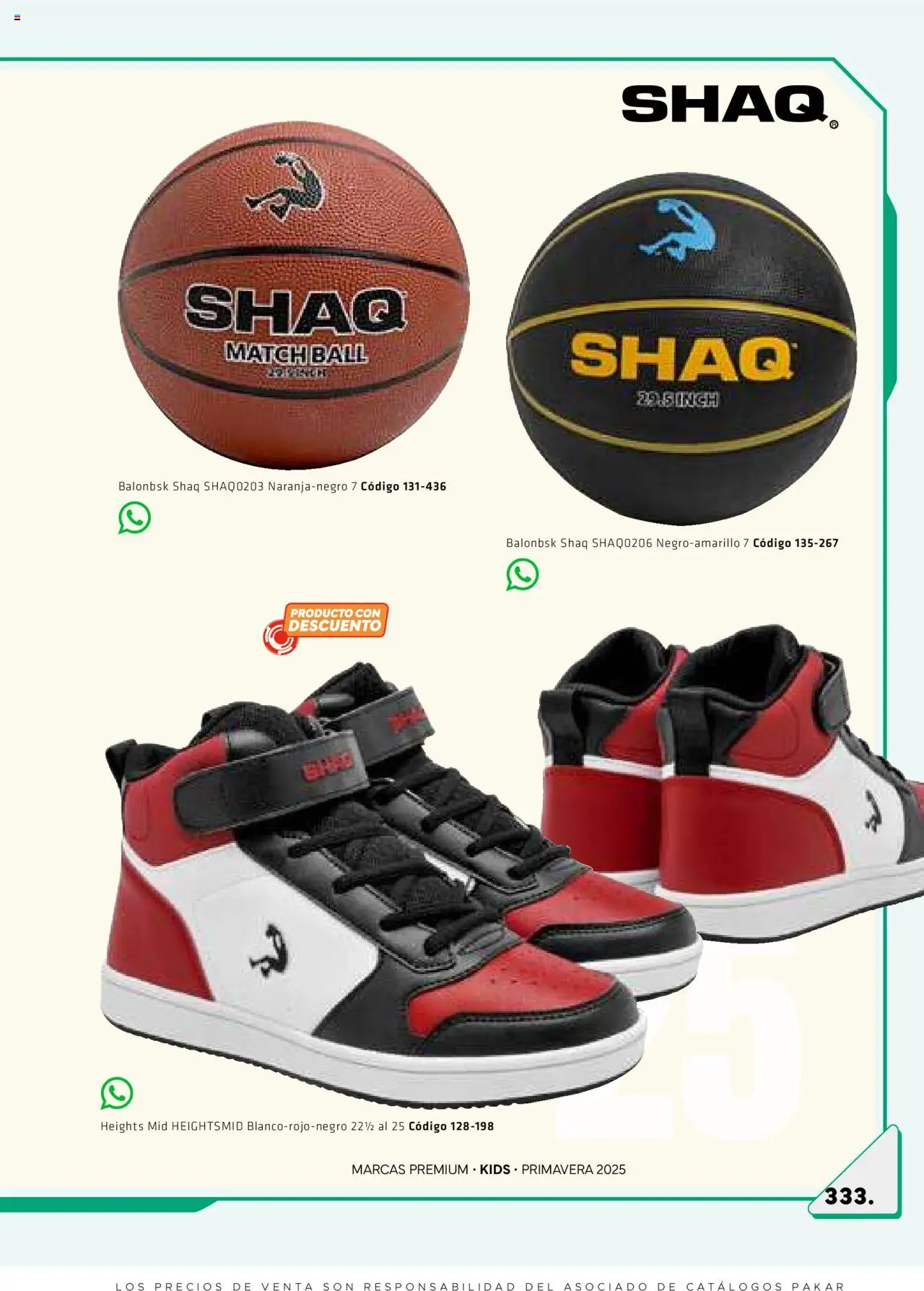 Nuevas ofertas de SC Pakar válidas en toda la República Mexicana desde el 28.02.2025. ¡Encuentra las mejores ofertas en SC Pakar catálogo Premium - Kids! | Página: 333