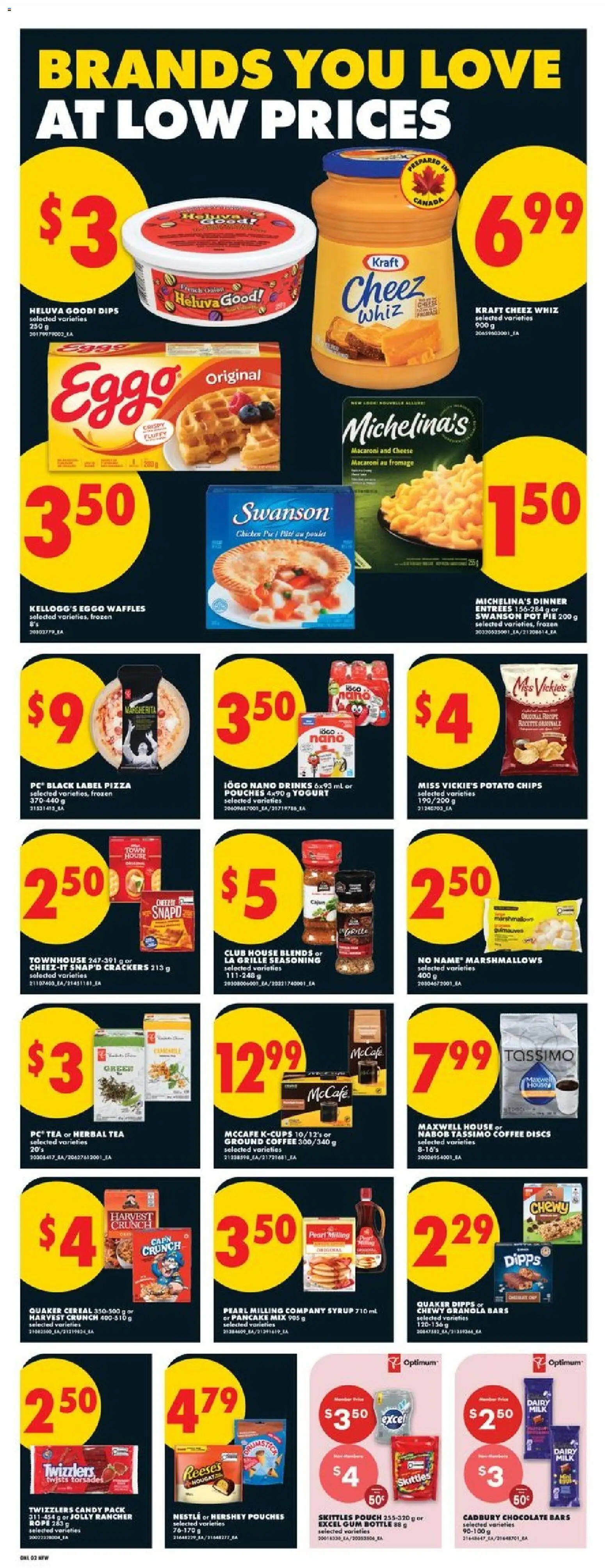 No Frills flyer valid from 16.04.2026 | Page: 7 | Products: Chips, PC, Cheese, Yogurt