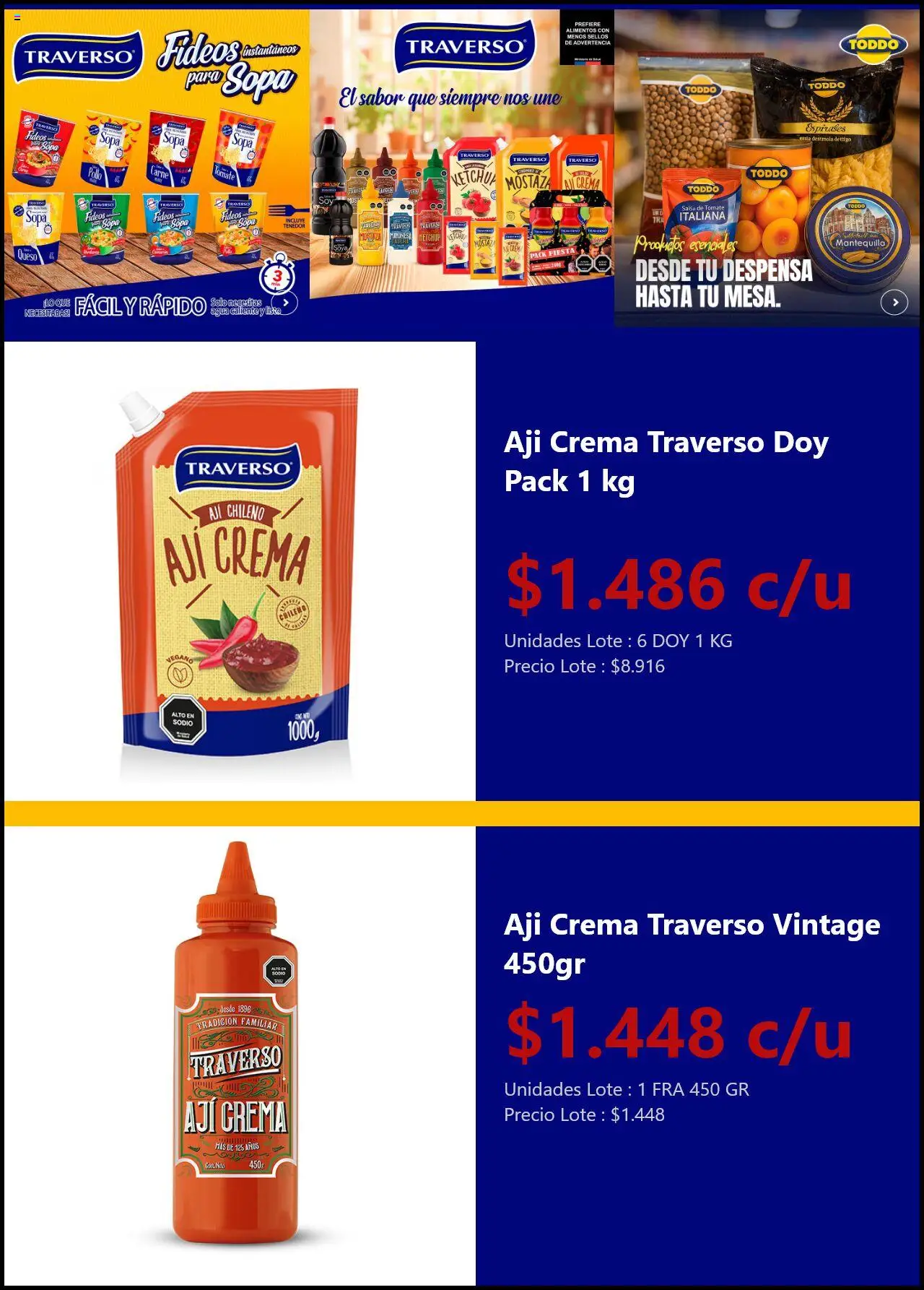 La Oferta ofertas  │ válido desde el 17.08.2025 | Página: 4 | Productos: Sopa, Pollo, Fideos, Salsa de tomate