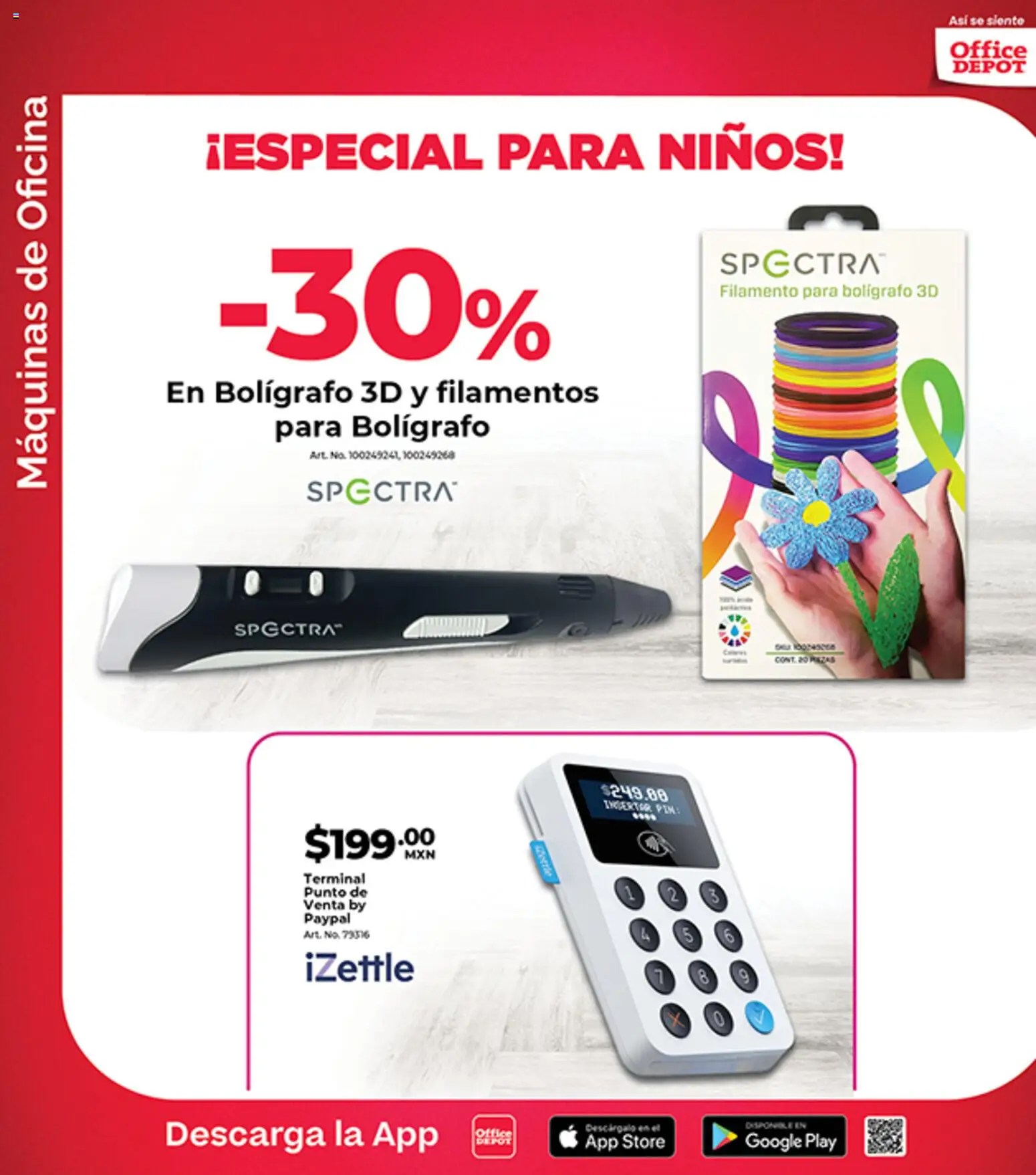 Nuevas ofertas de Office Depot válidas en toda la República Mexicana desde el 01.04.2026. ¡Encuentra las mejores ofertas en Office Depot catálogo! | Página: 13