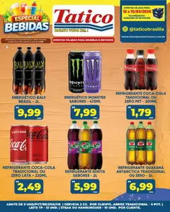 Tatico ofertas Páscoa - Pré-Visualização do folheto da loja Tatico, válido de 14.03.2026 | Página: 36 | Produtos: Energético, Arroz, Hambúrguer, Monster