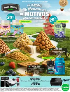 Jumbo - Mundo saludable -  Vista previa de la revista de la tienda Jumbo valido desde el 14.08.2025