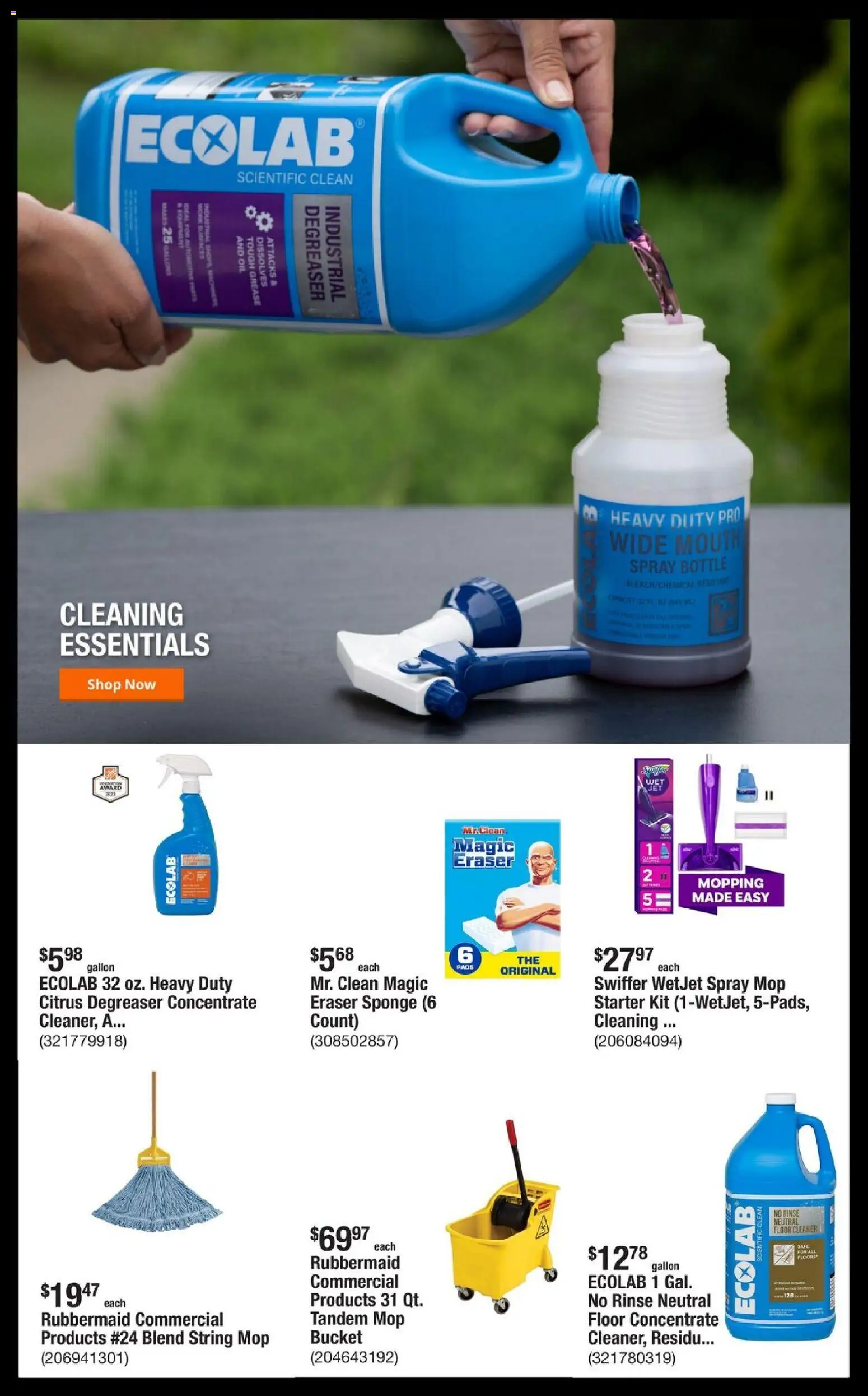 Home Depot Shop Pro Ad - OH - valid from 24.11.2025 | Page: 4 | Products: Eraser, Oil, Sponge, Starter