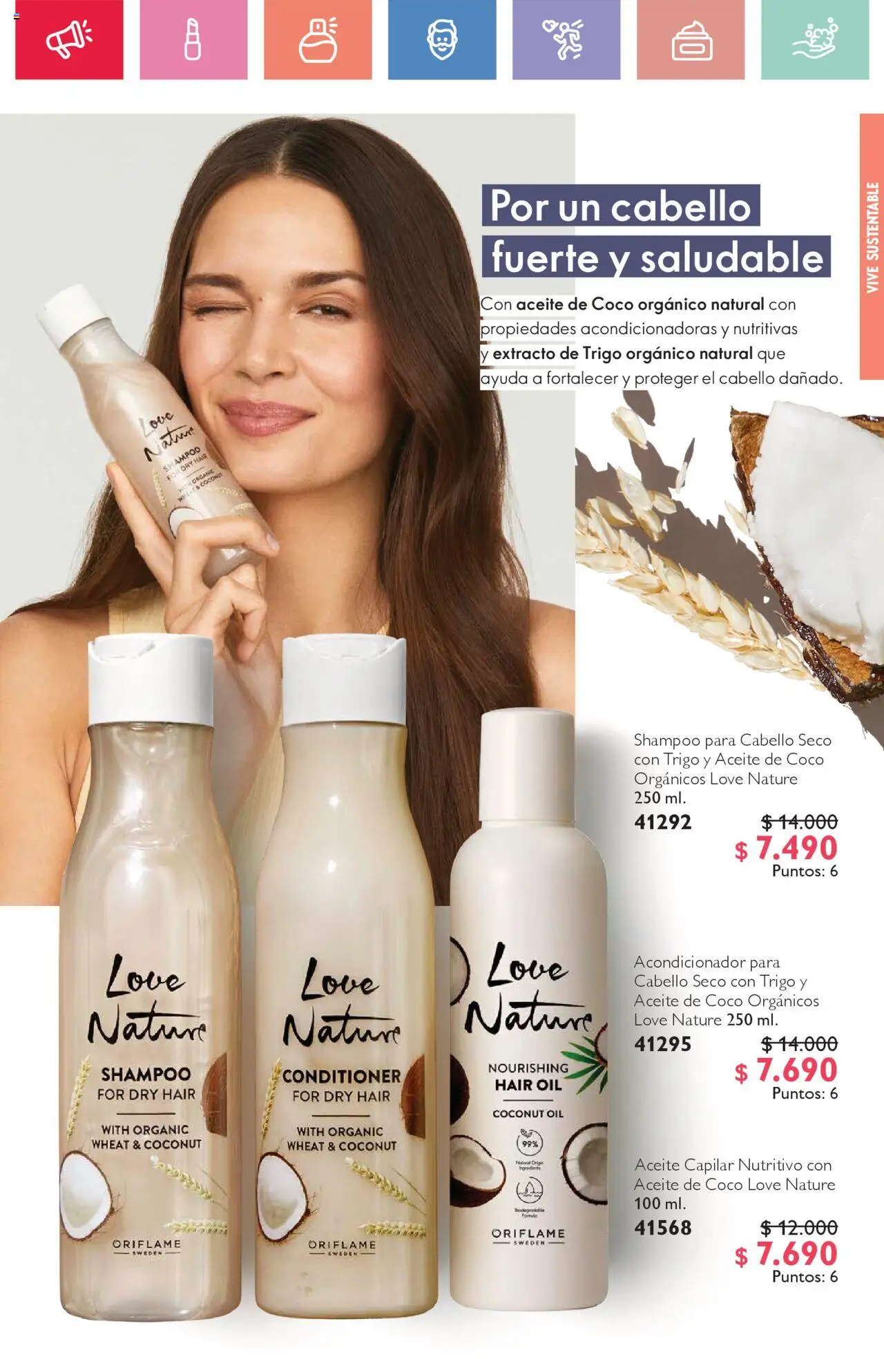 Oriflame catálogo │ válido desde el 23.08.2025 | Página: 107 | Productos: Acondicionador, Shampoo, Aceite