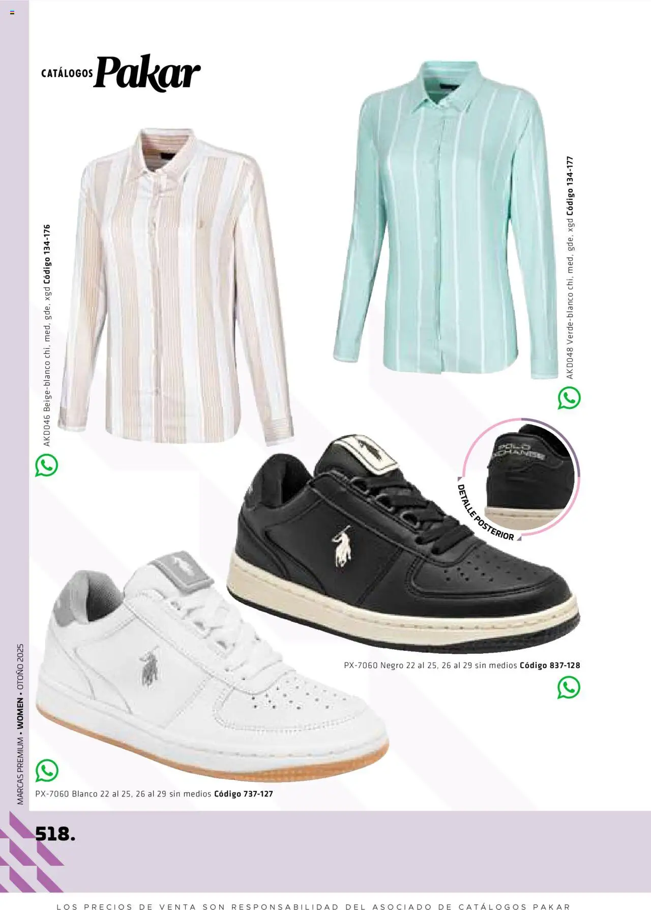 Nuevas ofertas de SC Pakar válidas en toda la República Mexicana desde el 29.08.2025. ¡Encuentra las mejores ofertas en SC Pakar - Catálogo Otoño Women! | Página: 518