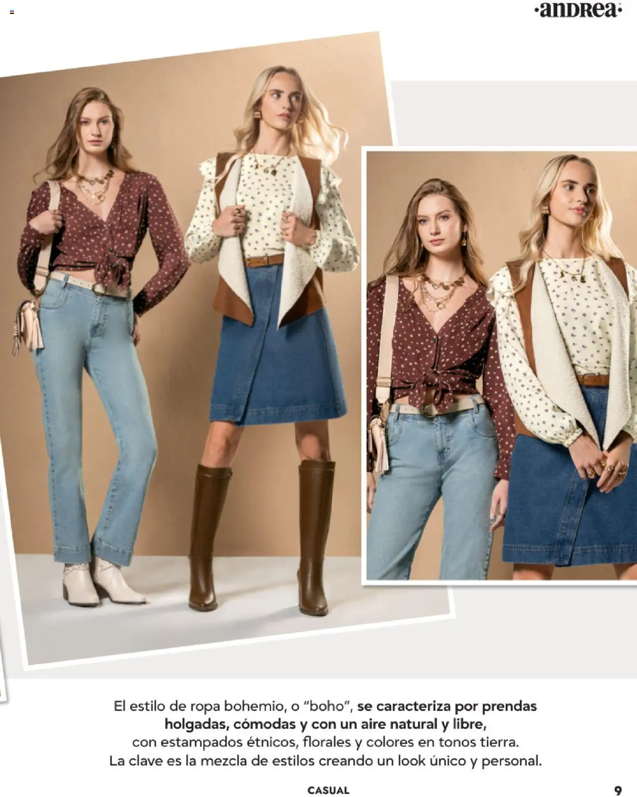 Nuevas ofertas de Andrea válidas en toda la República Mexicana desde el 22.08.2025. ¡Encuentra las mejores ofertas en Andrea - Catálogo Vestir Exterior - Otoño / Invierno! | Página: 9 | Productos: Ropa
